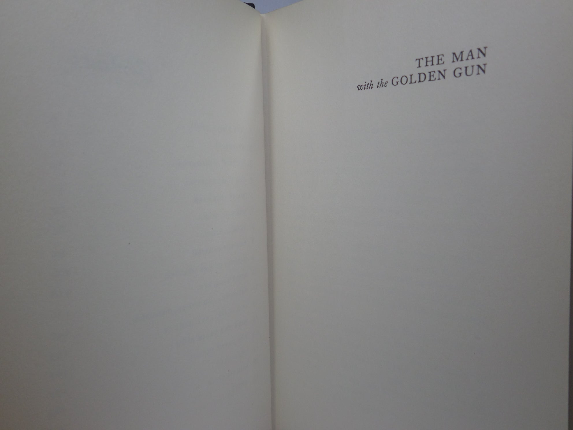 THE MAN WITH THE GOLDEN GUN BY IAN FLEMING 1965 SECOND IMPRESSION