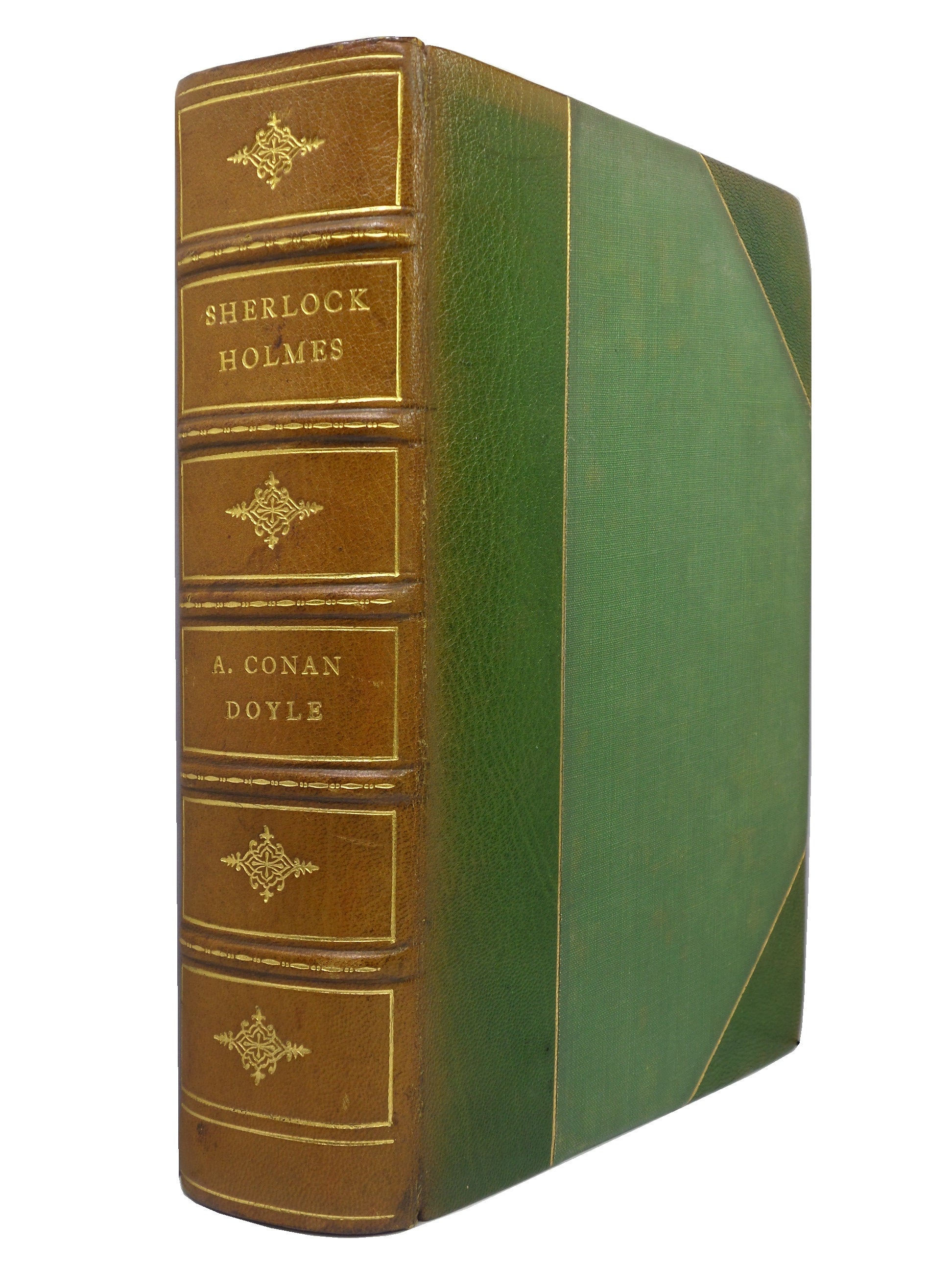 THE COMPLETE SHERLOCK HOLMES BY ARTHUR CONAN DOYLE 1927 LEATHER-BOUND