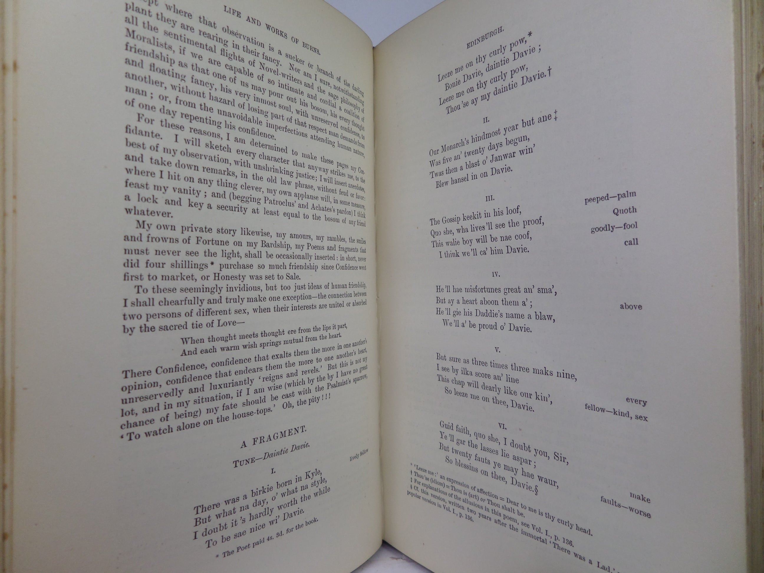 THE LIFE & WORKS OF ROBERT BURNS 1896 LEATHER BOUND IN FOUR VOLUMES, ILLUSTRATED