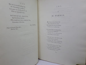 THE BOTANIC GARDEN BY ERASMUS DARWIN 1794-75 LEATHER-BOUND