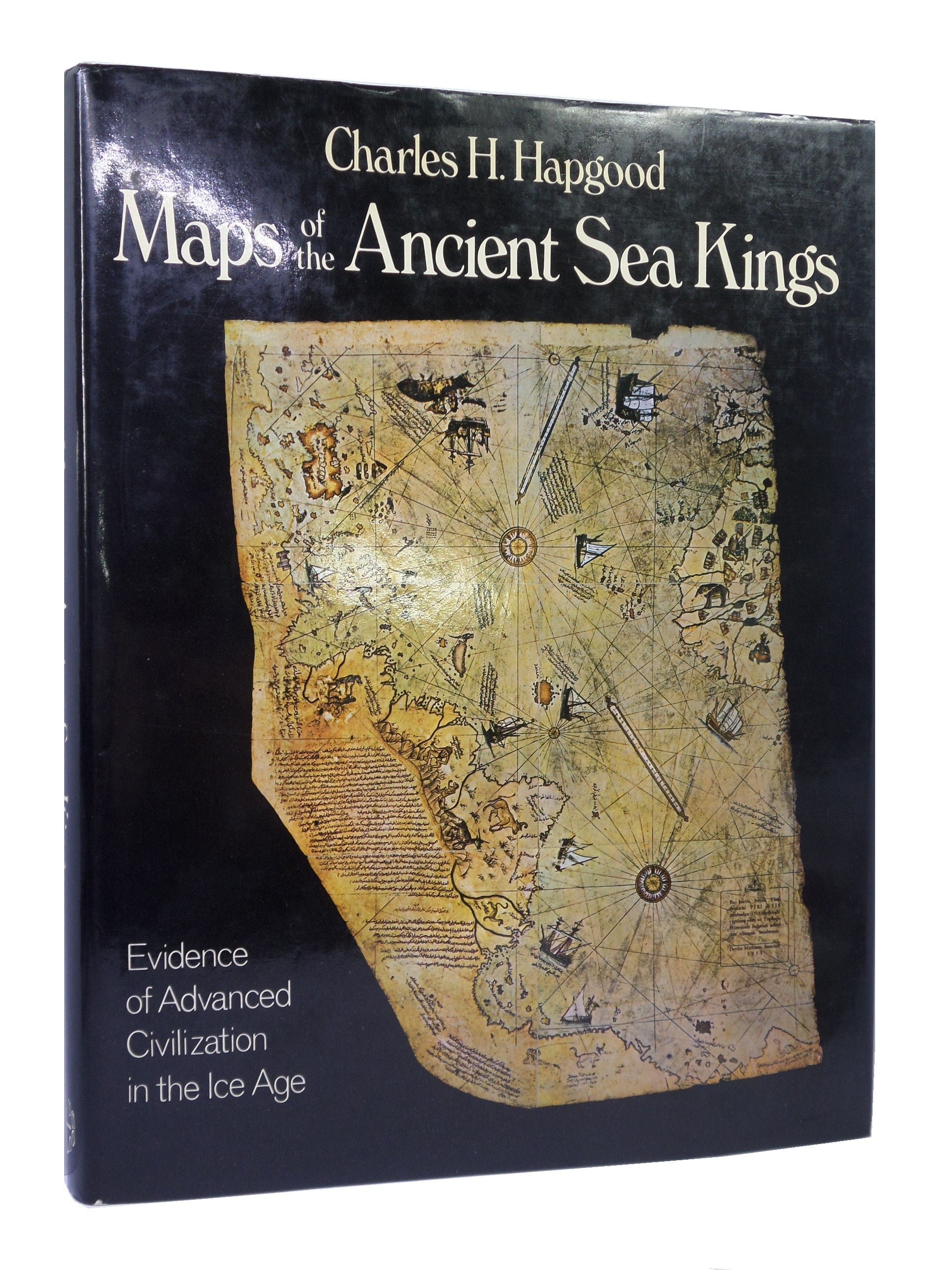 MAPS OF THE ANCIENT SEA KINGS BY CHARLES HAPGOOD 1979 HARDCOVER