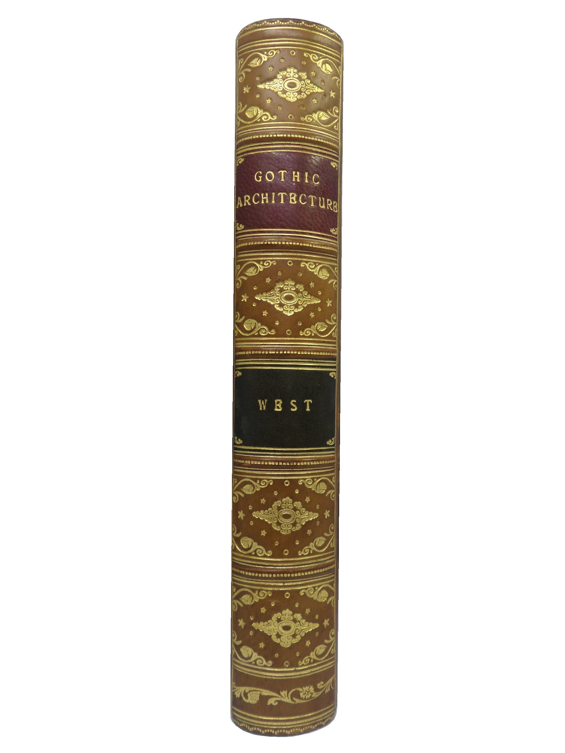 GOTHIC ARCHITECTURE IN ENGLAND AND FRANCE BY GEORGE HERBERT WEST 1927 FINE BINDING