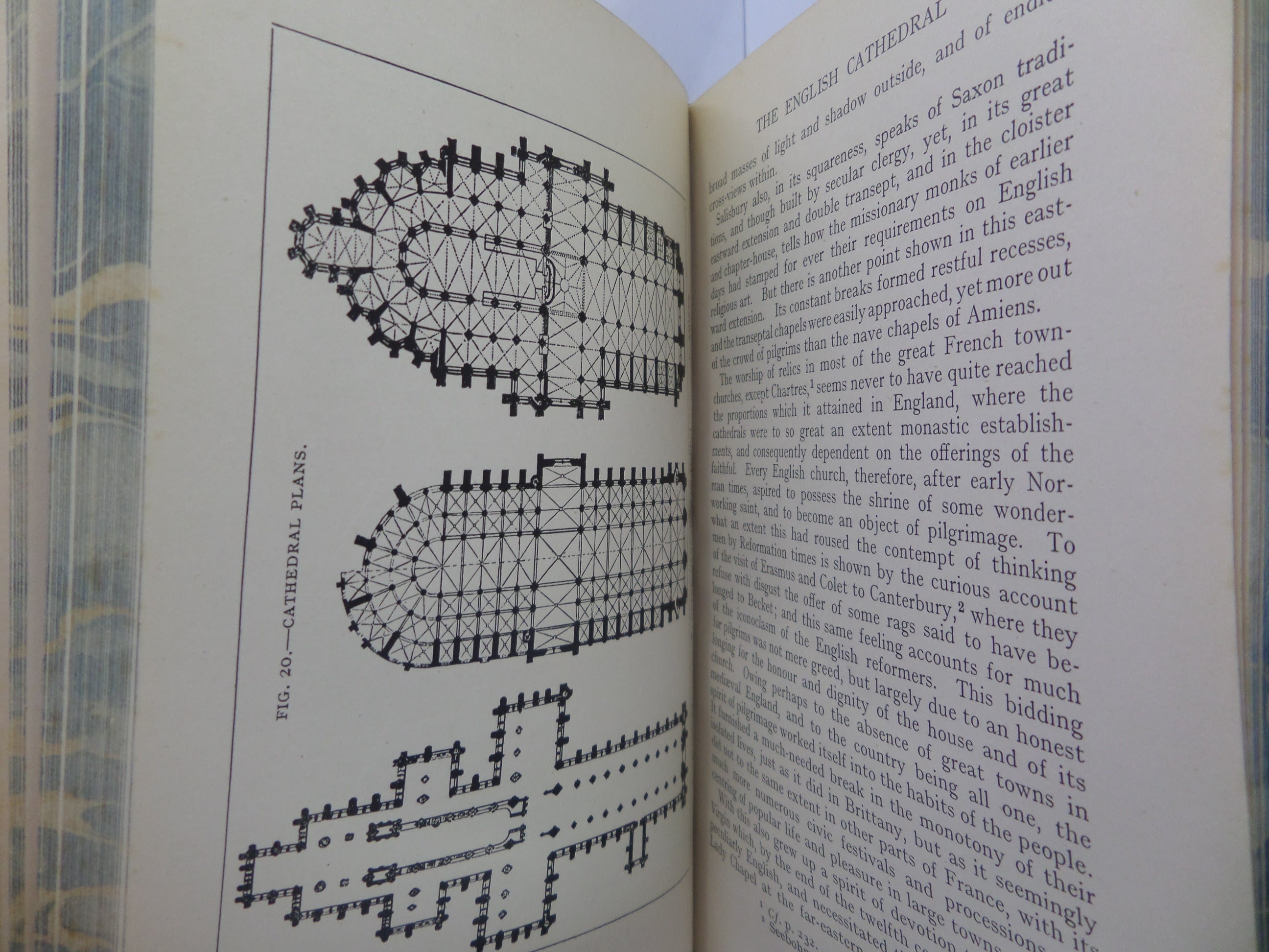 GOTHIC ARCHITECTURE IN ENGLAND AND FRANCE BY GEORGE HERBERT WEST 1927 FINE BINDING