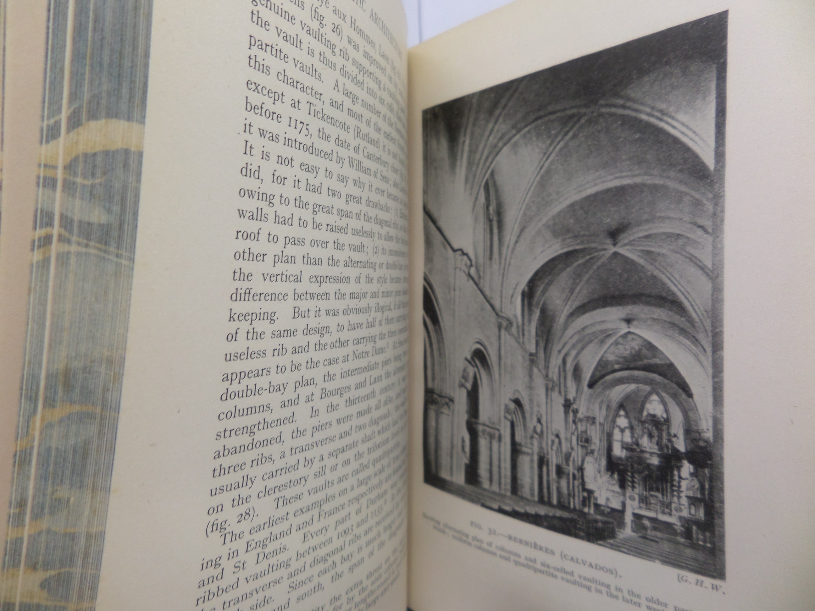 GOTHIC ARCHITECTURE IN ENGLAND AND FRANCE BY GEORGE HERBERT WEST 1927 FINE BINDING