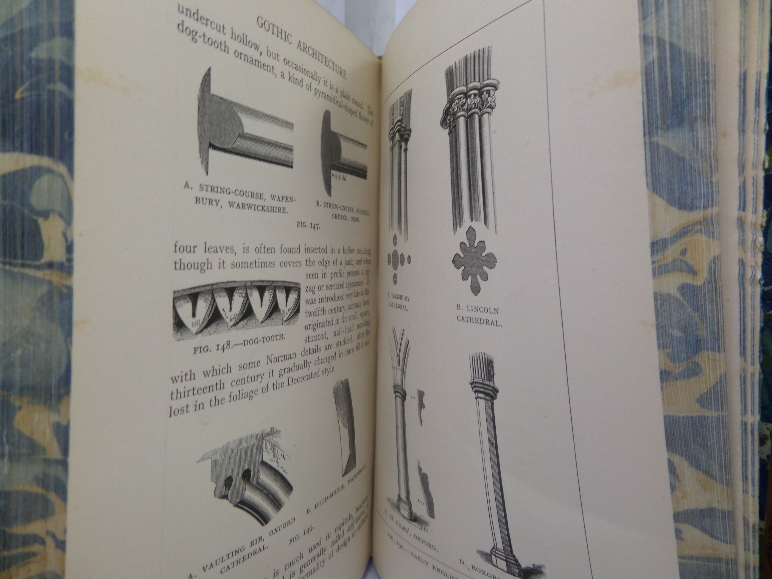 GOTHIC ARCHITECTURE IN ENGLAND AND FRANCE BY GEORGE HERBERT WEST 1927 FINE BINDING