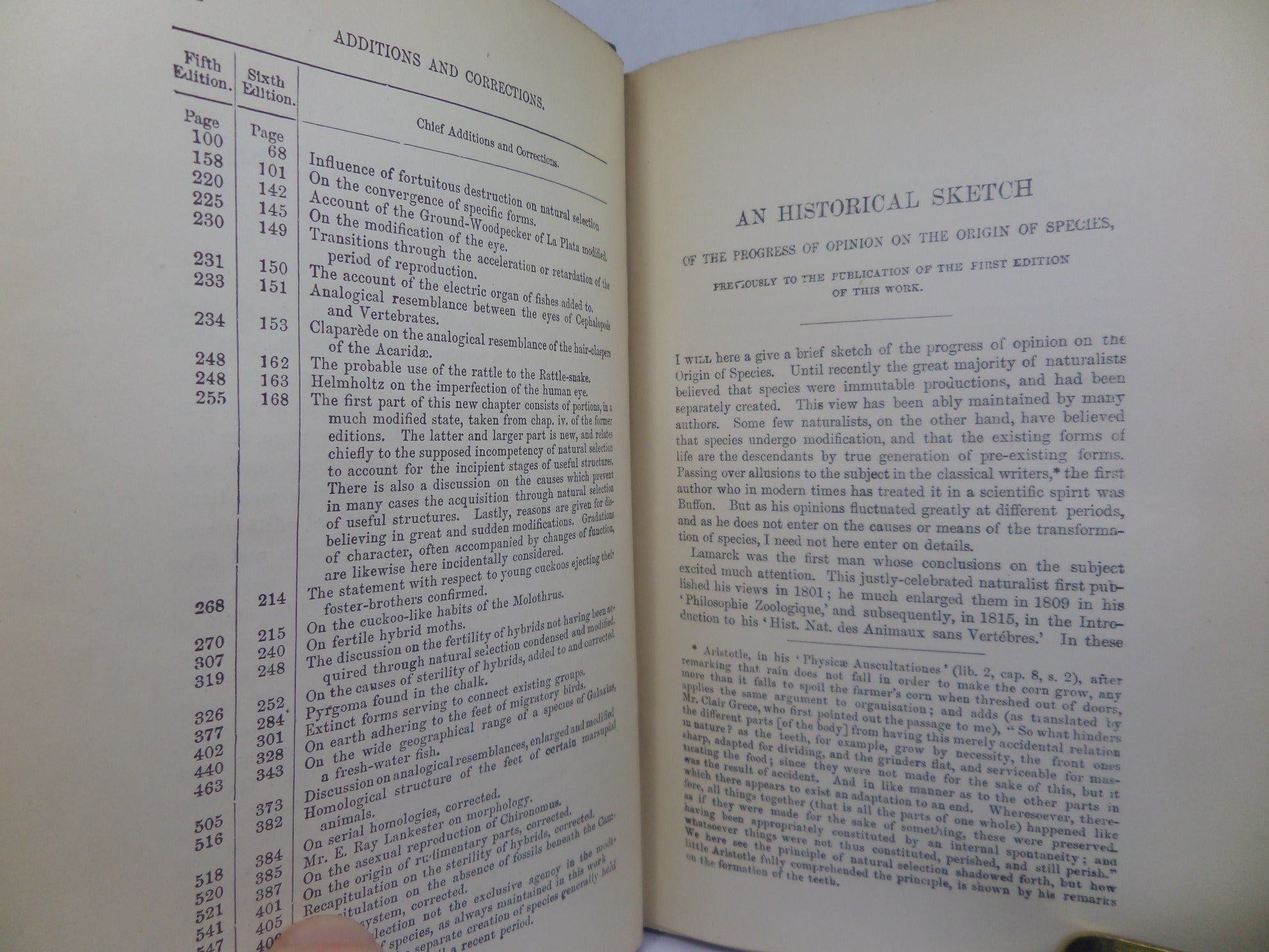 THE ORIGIN OF SPECIES BY MEANS OF NATURAL SELECTION BY CHARLES DARWIN 1889