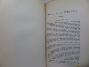 THE ORIGIN OF SPECIES BY MEANS OF NATURAL SELECTION BY CHARLES DARWIN 1889