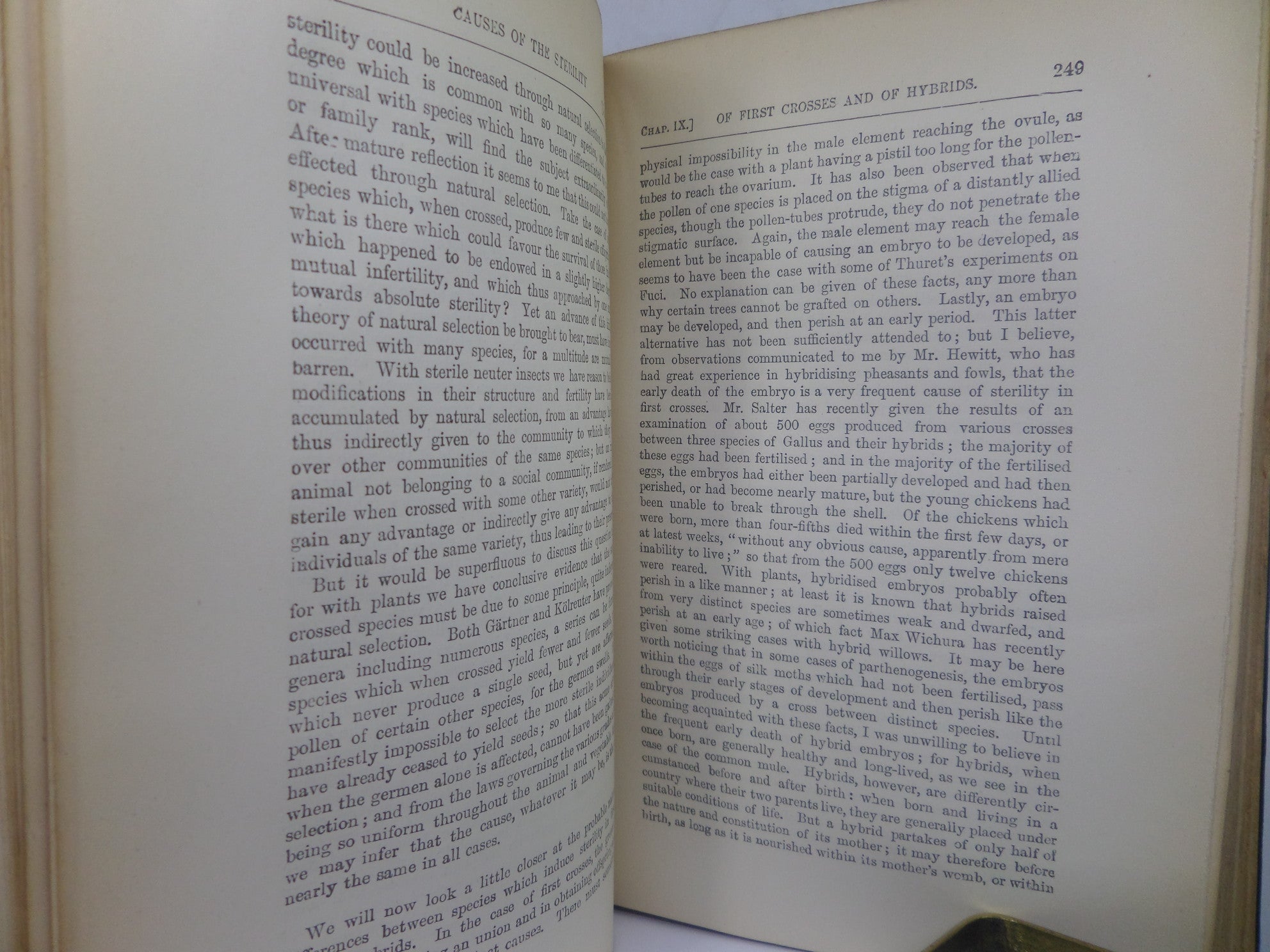 THE ORIGIN OF SPECIES BY MEANS OF NATURAL SELECTION BY CHARLES DARWIN 1889