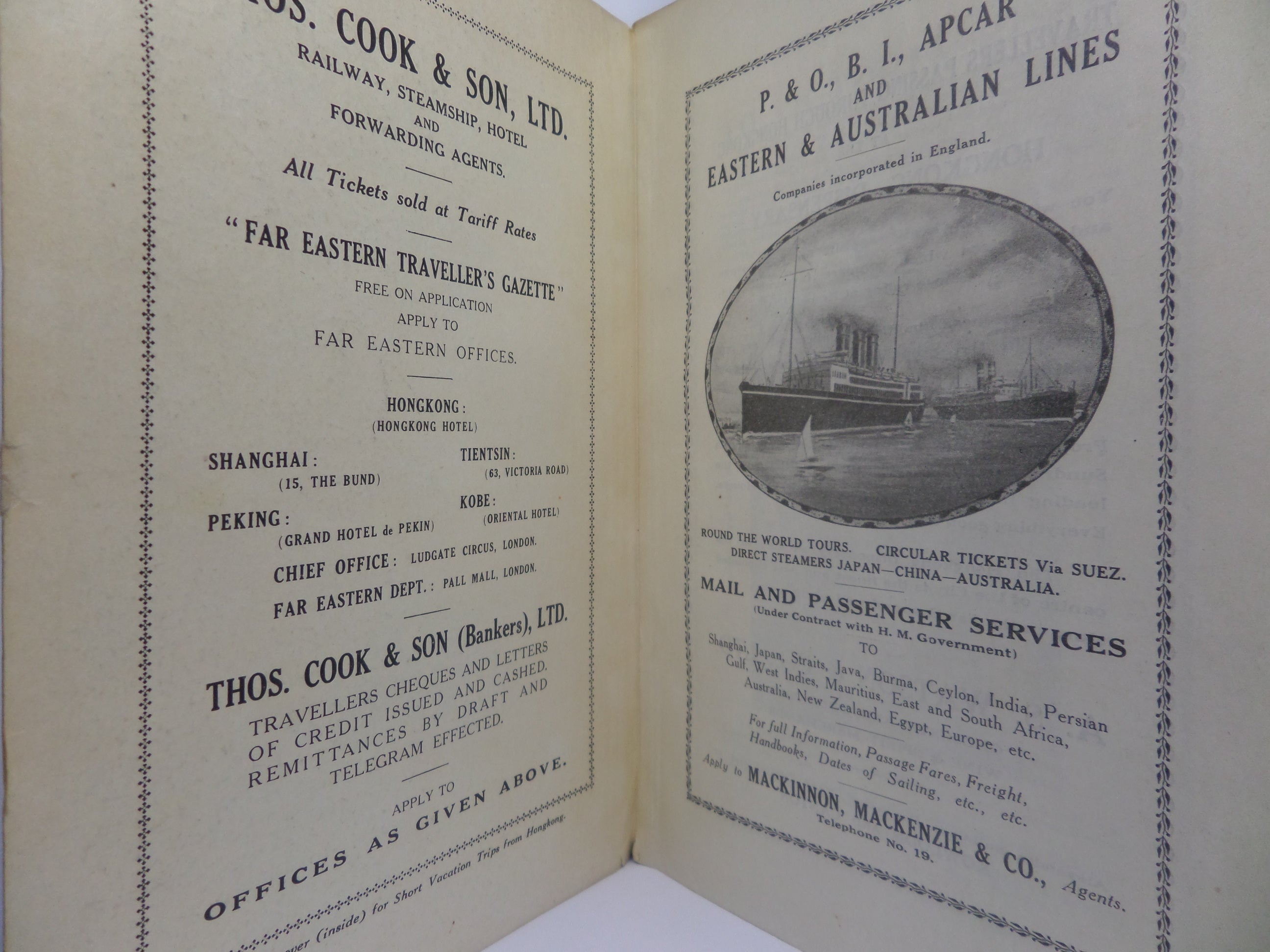 PICTURESQUE HONGKONG: A BRITISH CROWN COLONY & DEPENDENCIES BY R. C. HURLEY 1925