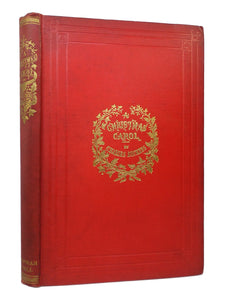 A CHRISTMAS CAROL BY CHARLES DICKENS 1860 RARE 'READING EDITION'