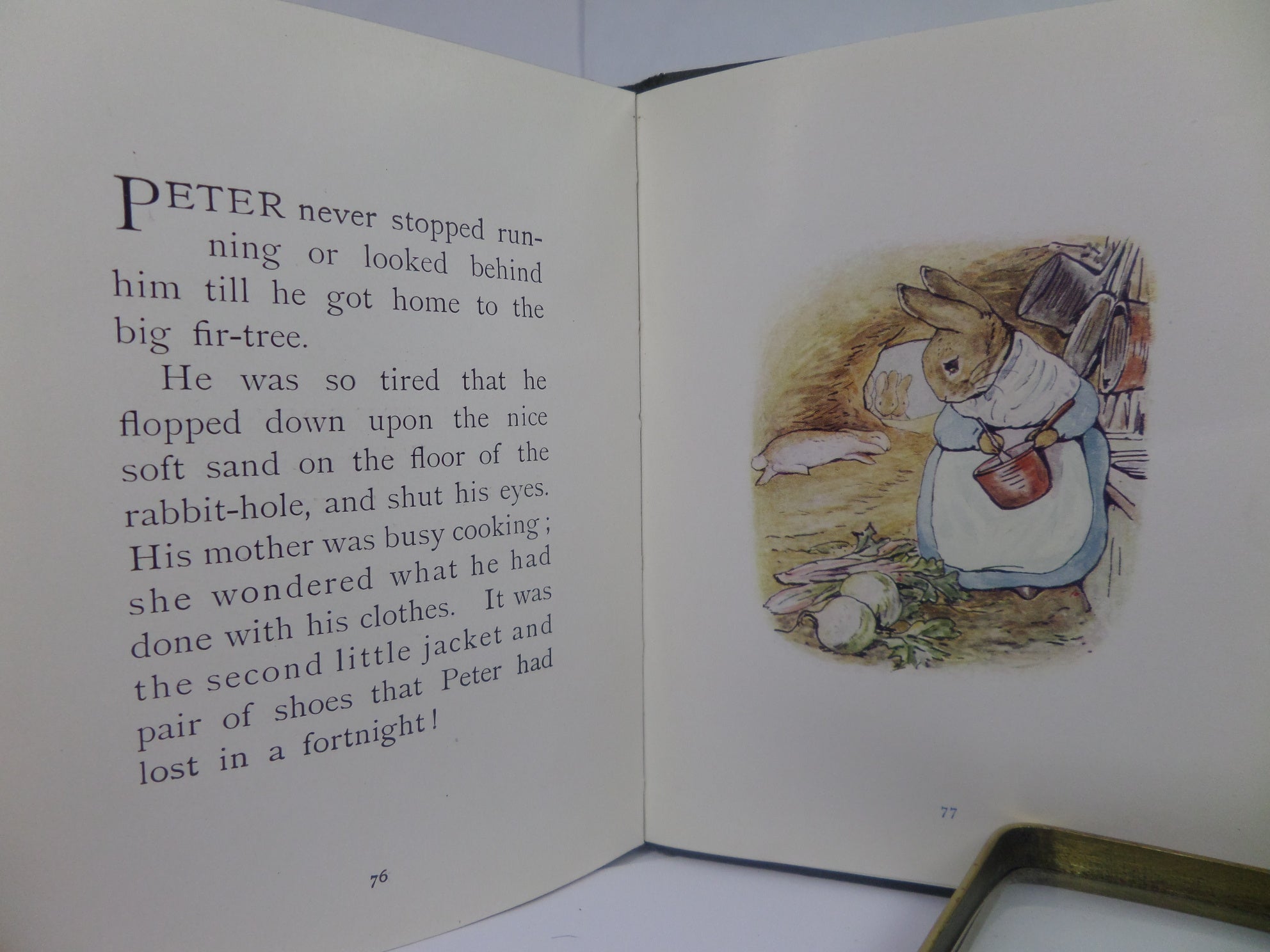 THE TALE OF PETER RABBIT BY BEATRIX POTTER CIRCA 1909 EARLY PRINTING ...