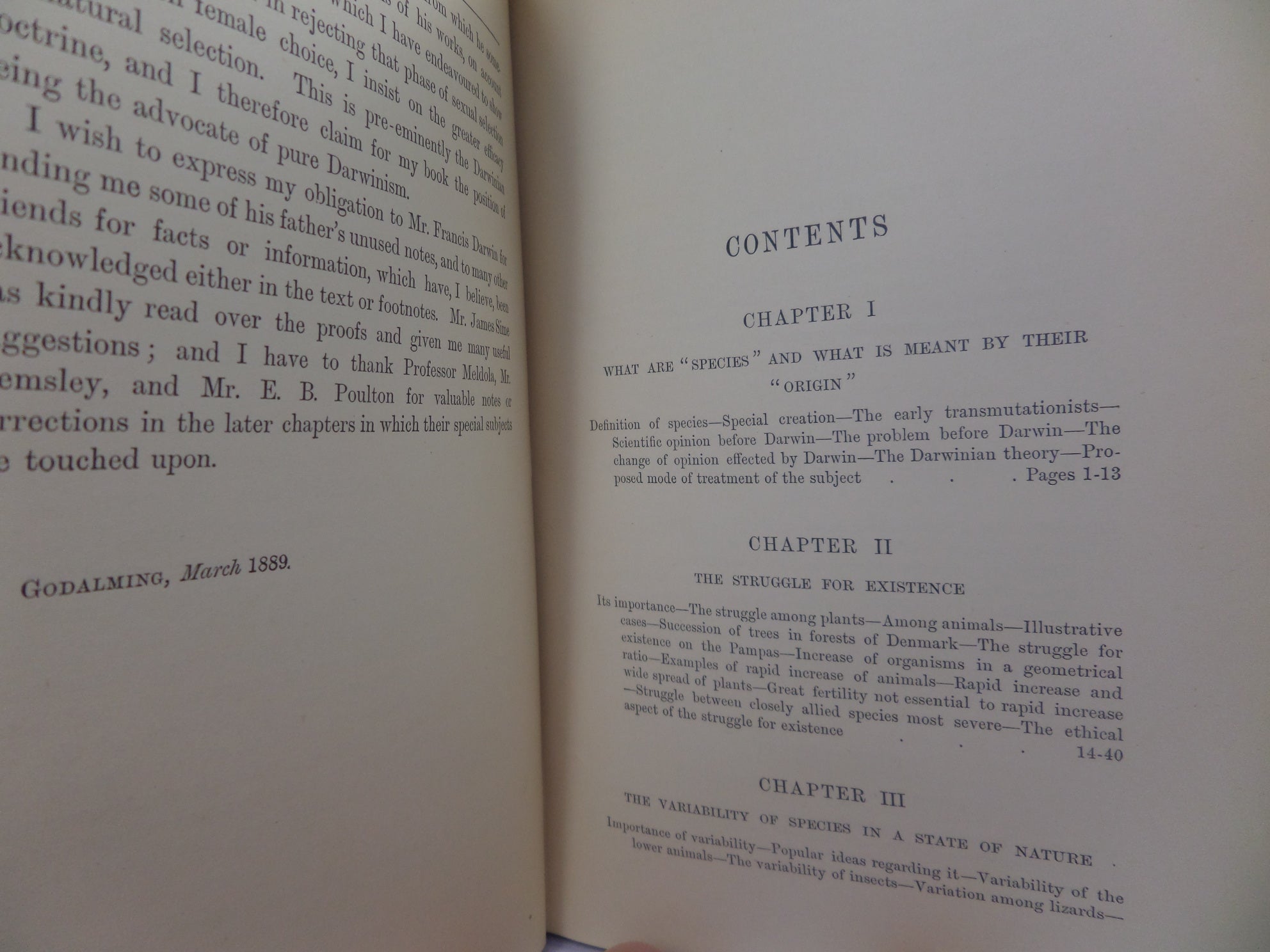 DARWINISM BY ALFRED RUSSEL WALLACE 1897