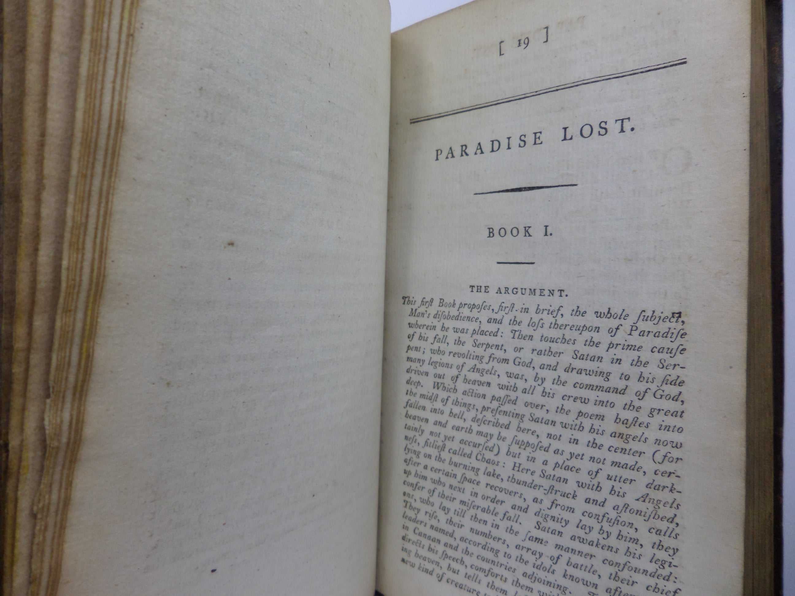 PARADISE LOST BY JOHN MILTON 1795 LEATHER BOUND AND ILLUSTRATED