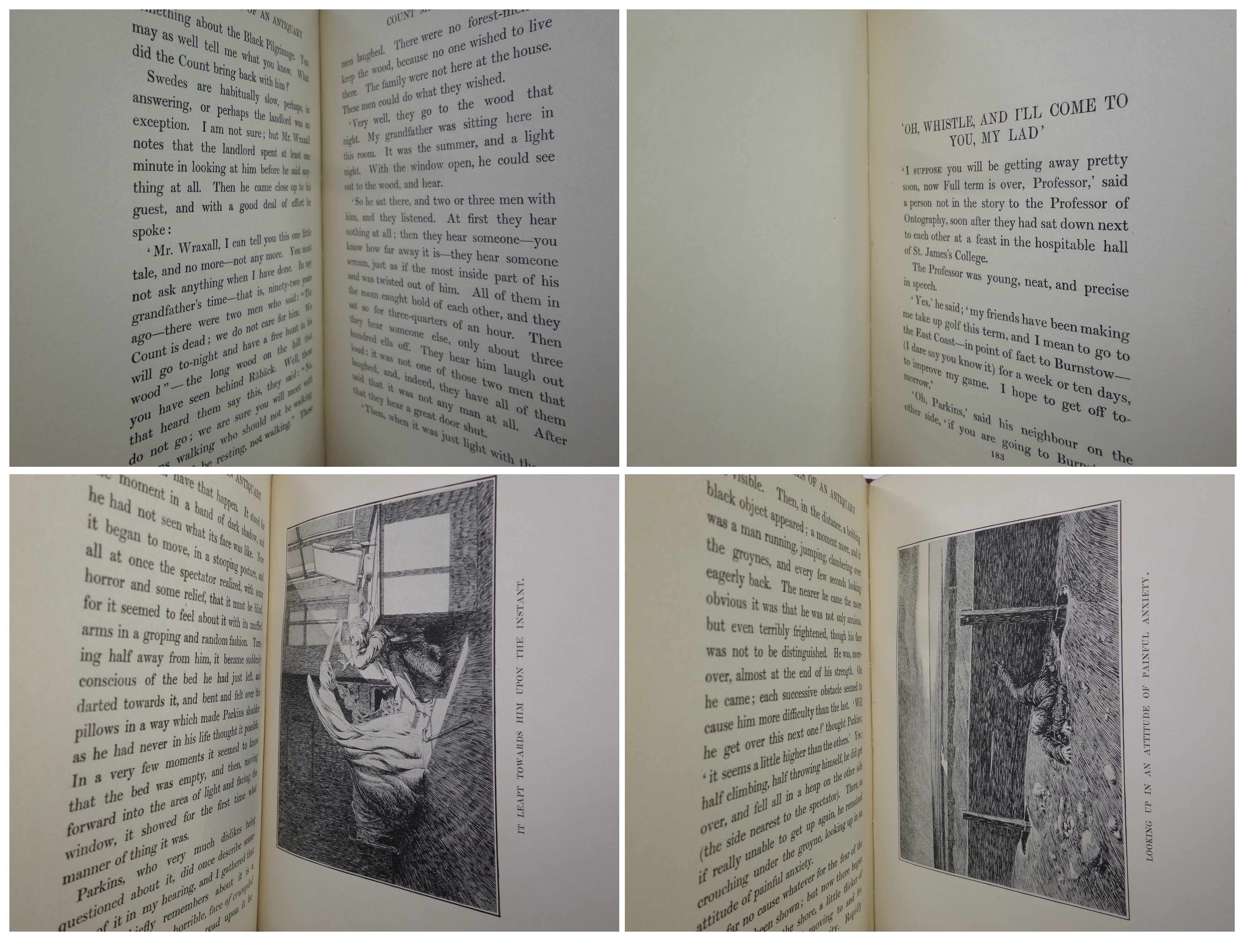 GHOST-STORIES OF AN ANTIQUARY 1915 MONTAGUE RHODES JAMES, DEIGHTON BELL BINDING