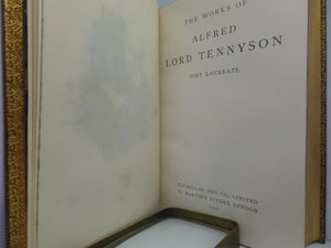 THE WORKS OF ALFRED LORD TENNYSON 1907 FINE RIVIERE BINDING