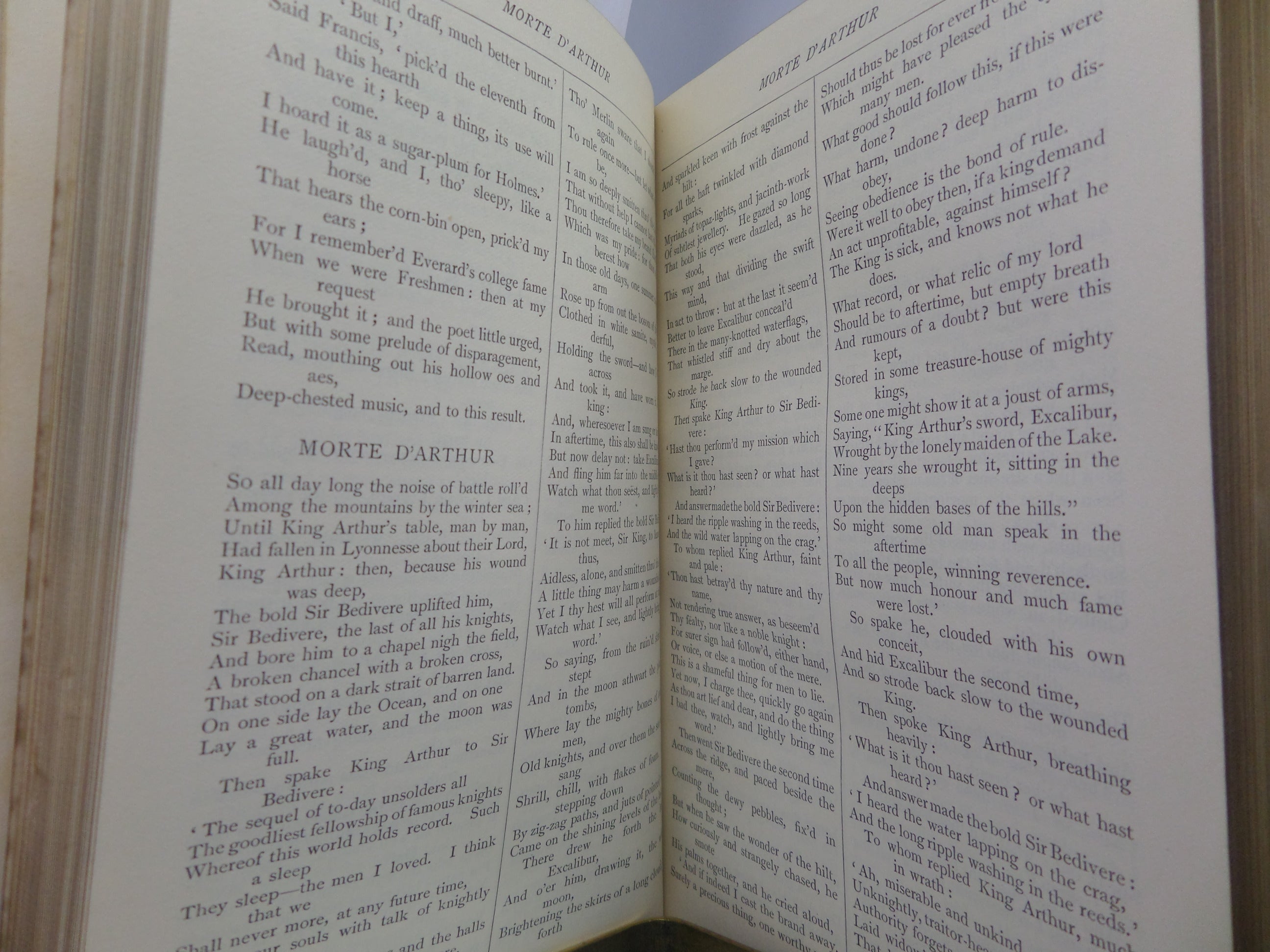 THE WORKS OF ALFRED LORD TENNYSON 1907 FINE RIVIERE BINDING