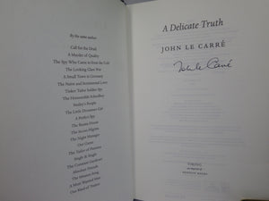 A DELICATE TRUTH BY JOHN LE CARRÉ 2013 SIGNED EDITION