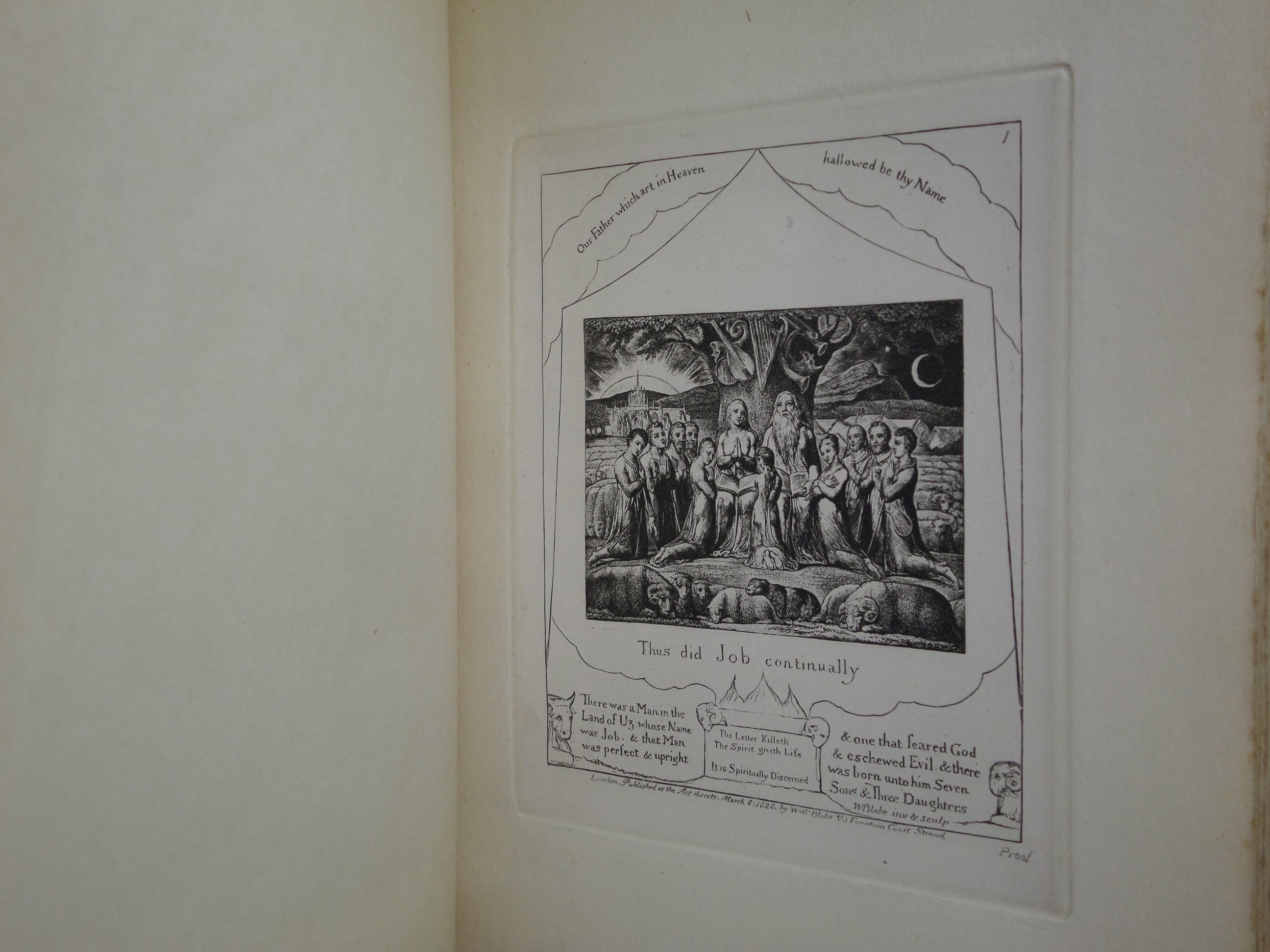 ILLUSTRATIONS OF THE BOOK OF JOB INVENTED & ENGRAVED BY WILLIAM BLAKE 1903