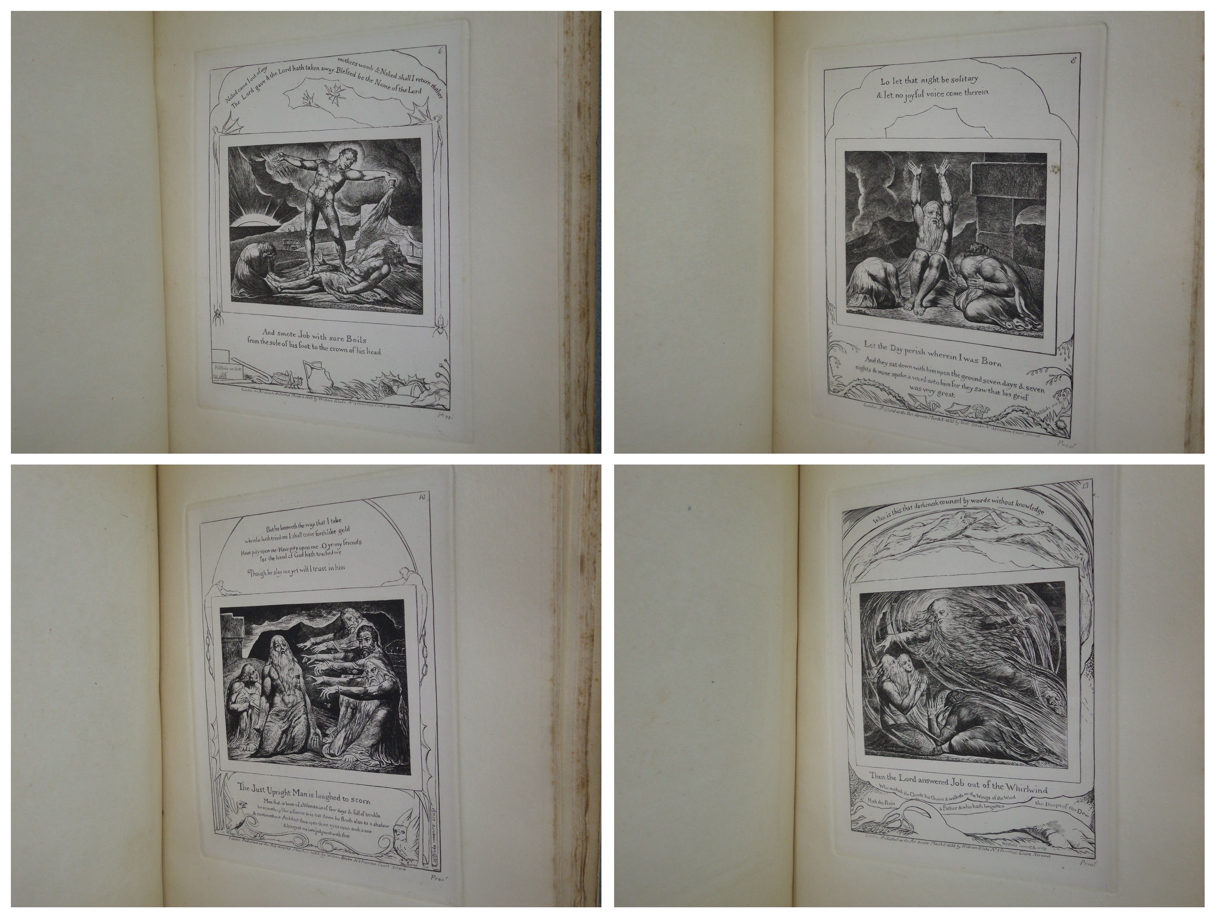 ILLUSTRATIONS OF THE BOOK OF JOB INVENTED & ENGRAVED BY WILLIAM BLAKE 1903