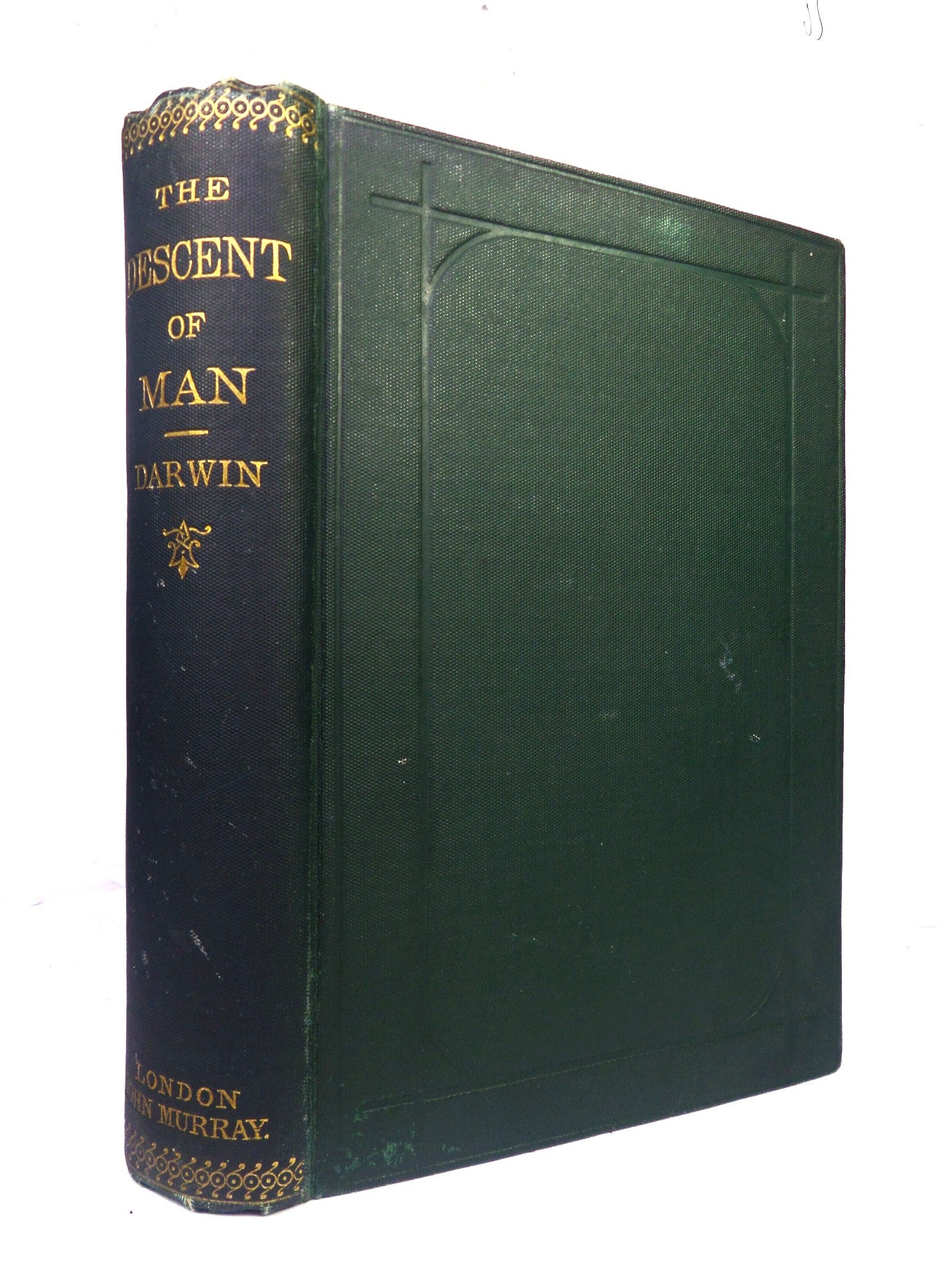 THE DESCENT OF MAN BY CHARLES DARWIN 1890 SECOND REVISED EDITION