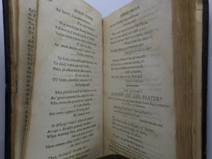 POEMS, CHIEFLY IN THE SCOTTISH DIALECT BY ROBERT BURNS 1804 LEATHER BINDING