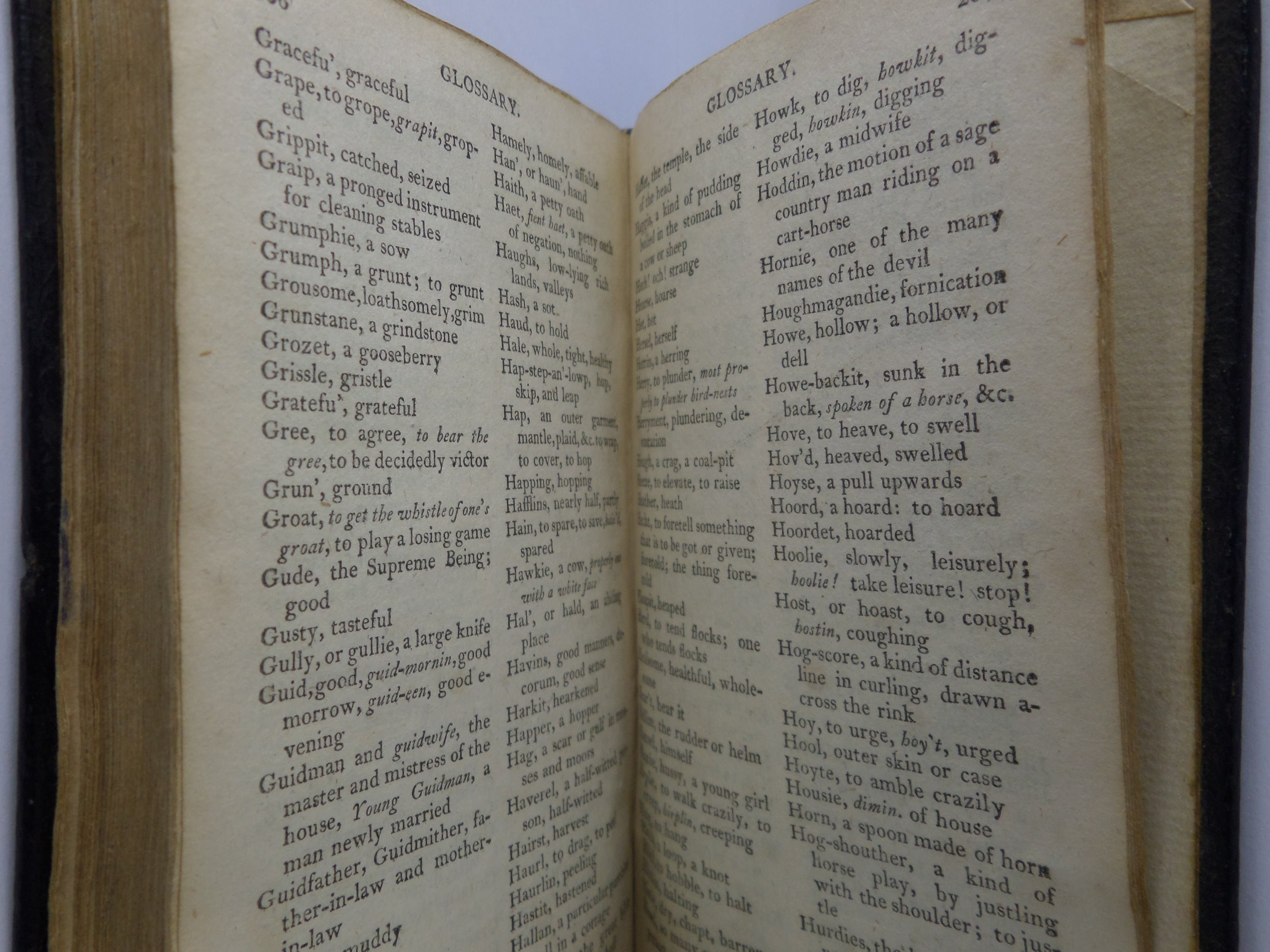 POEMS, CHIEFLY IN THE SCOTTISH DIALECT BY ROBERT BURNS 1804 LEATHER BINDING