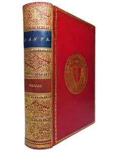 THE DIVINE COMEDY OF DANTE ALIGHIERI 1900 FLAXMAN ILLUSTRATIONS, FINE BINDING