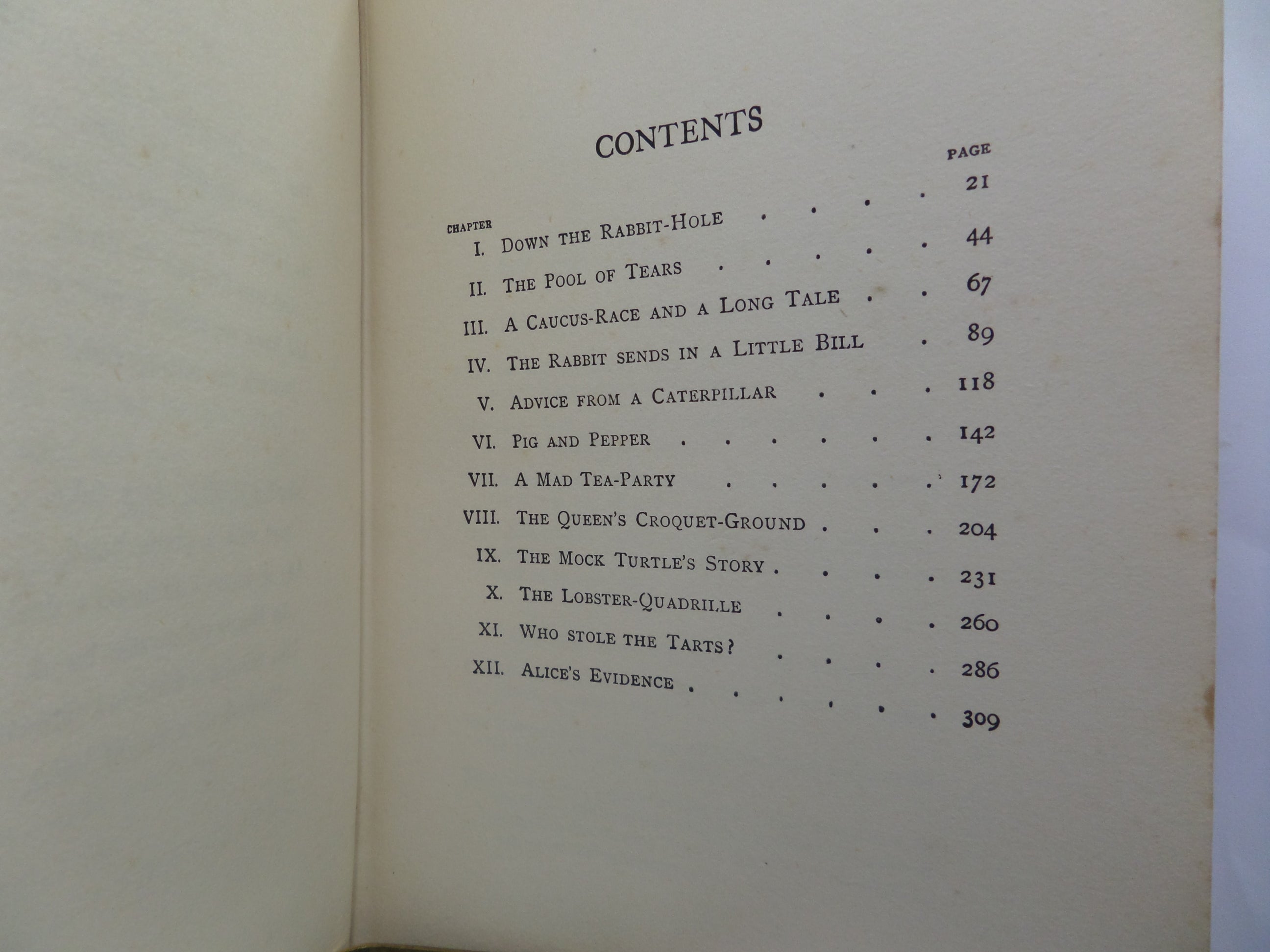 ALICE'S ADVENTURES IN WONDERLAND BY LEWIS CARROLL CA.1916 FIRST EDITION MARGARET W. TARRANT ILLUSTRATIONS