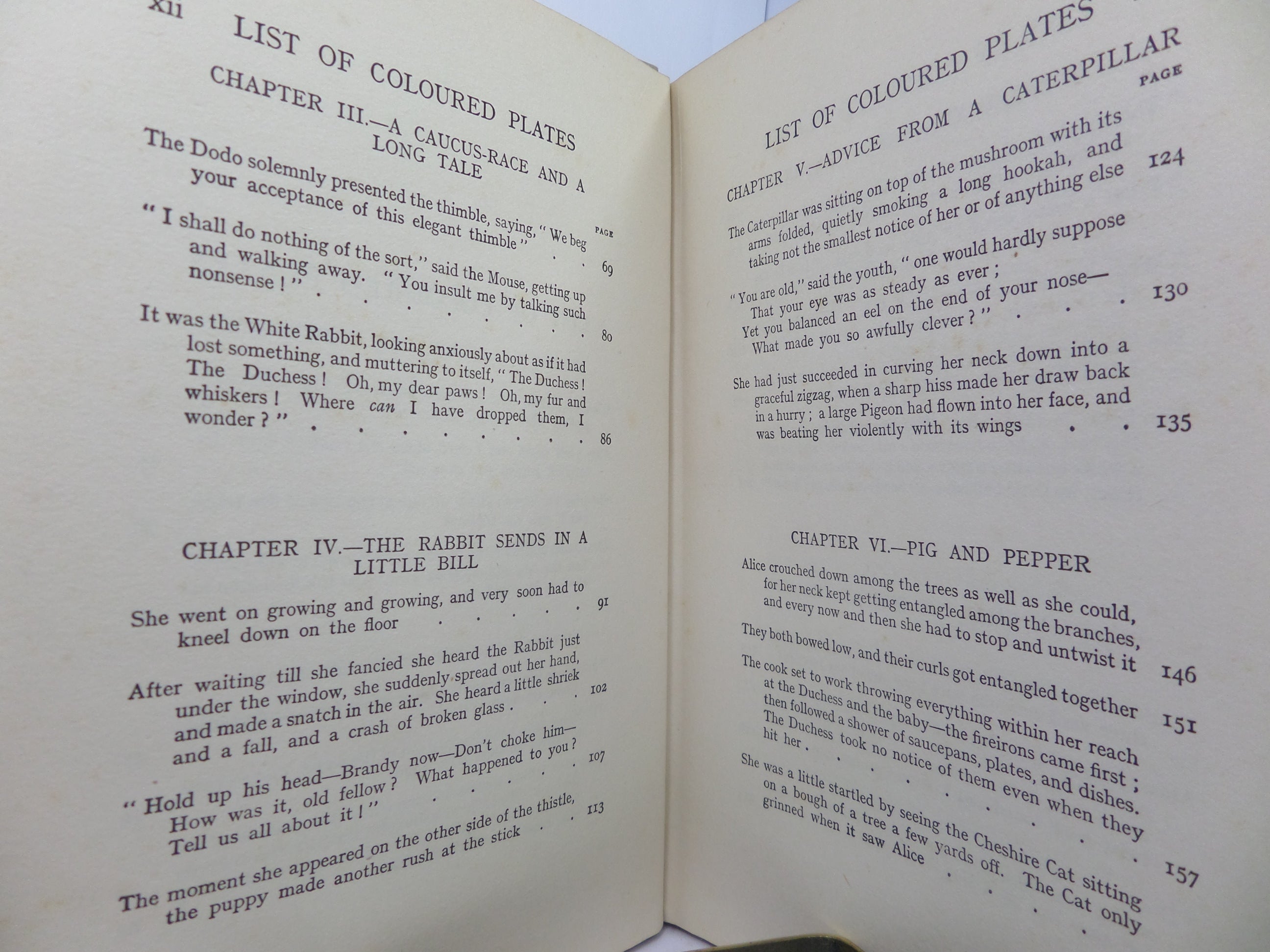 ALICE'S ADVENTURES IN WONDERLAND BY LEWIS CARROLL CA.1916 FIRST EDITION MARGARET W. TARRANT ILLUSTRATIONS