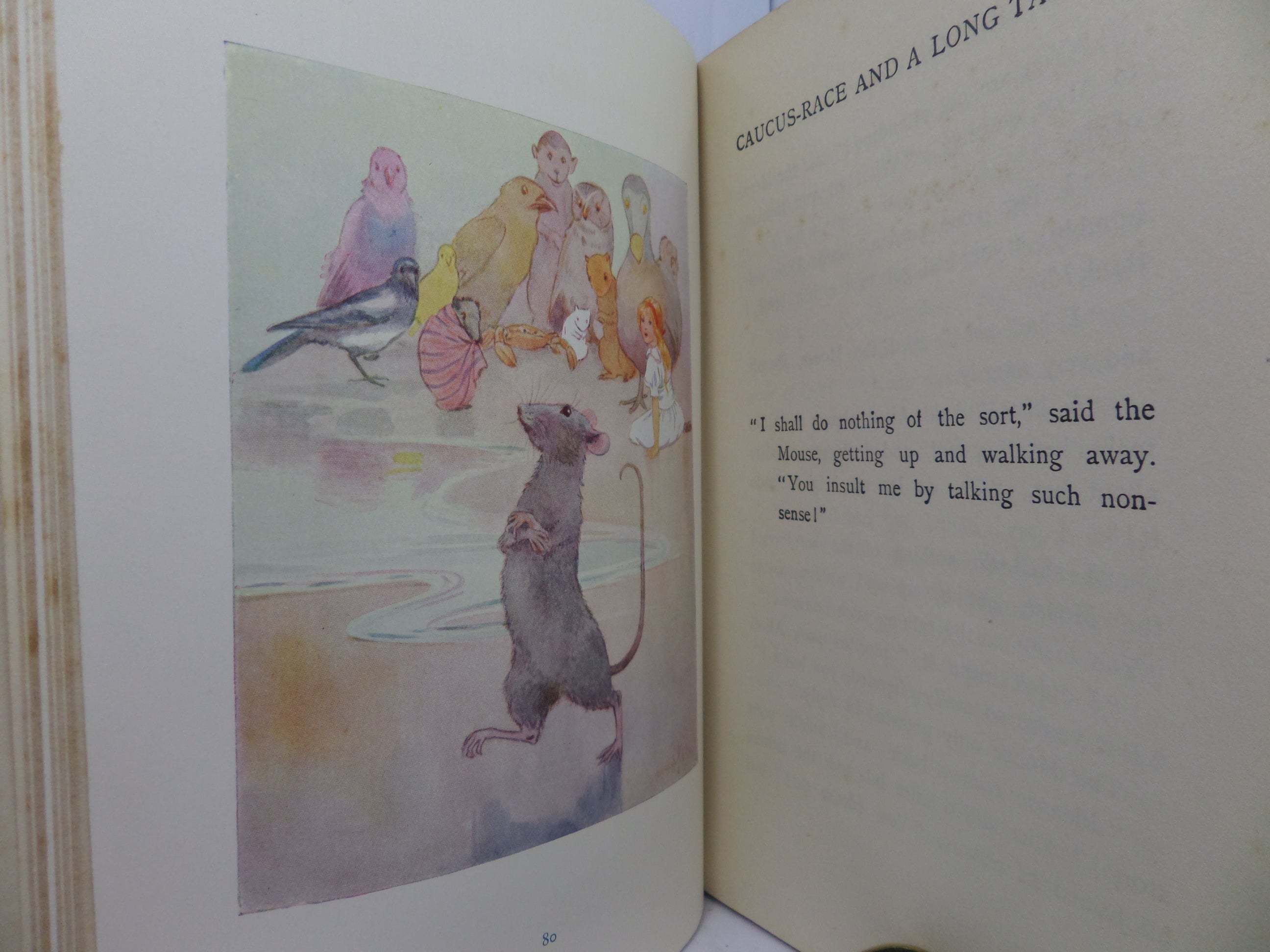 ALICE'S ADVENTURES IN WONDERLAND BY LEWIS CARROLL CA.1916 FIRST EDITION MARGARET W. TARRANT ILLUSTRATIONS