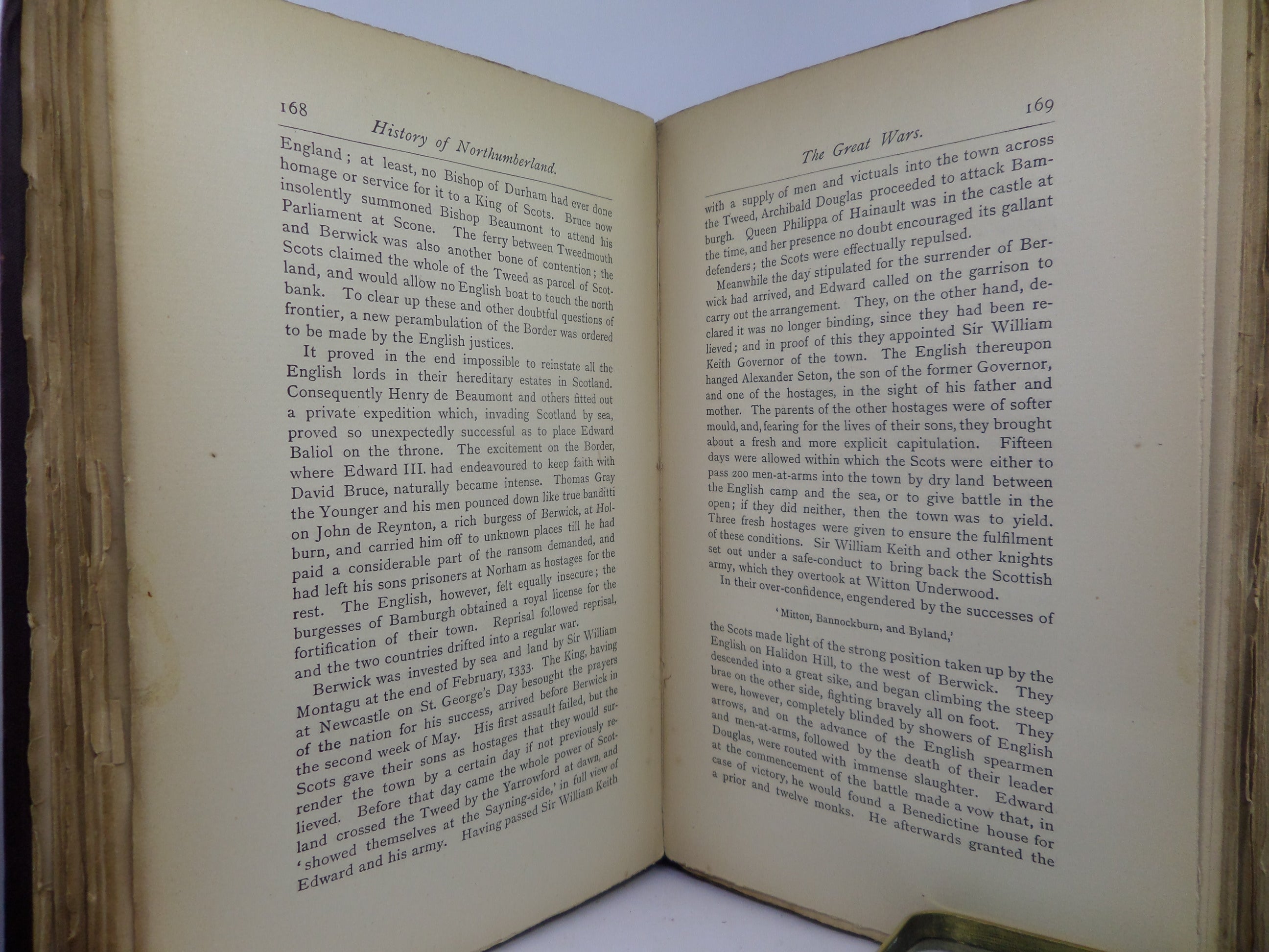 THE HISTORY OF NORTHUMBERLAND BY CADWALLADER J. BATES 1895 FIRST EDITION