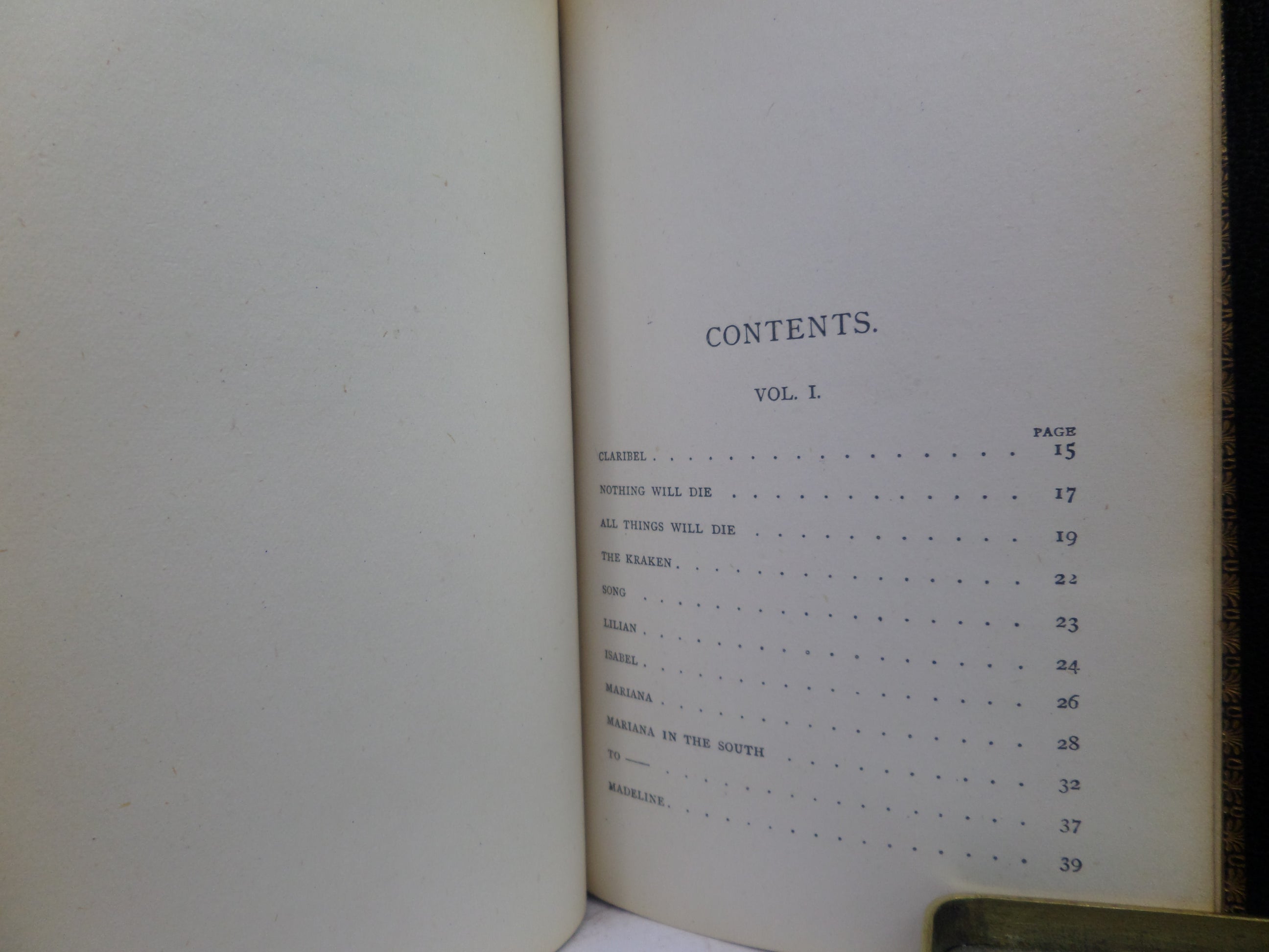 THE WORKS OF ALFRED TENNYSON 1874-77 CABINET EDITION FINELY BOUND BY BICKERS