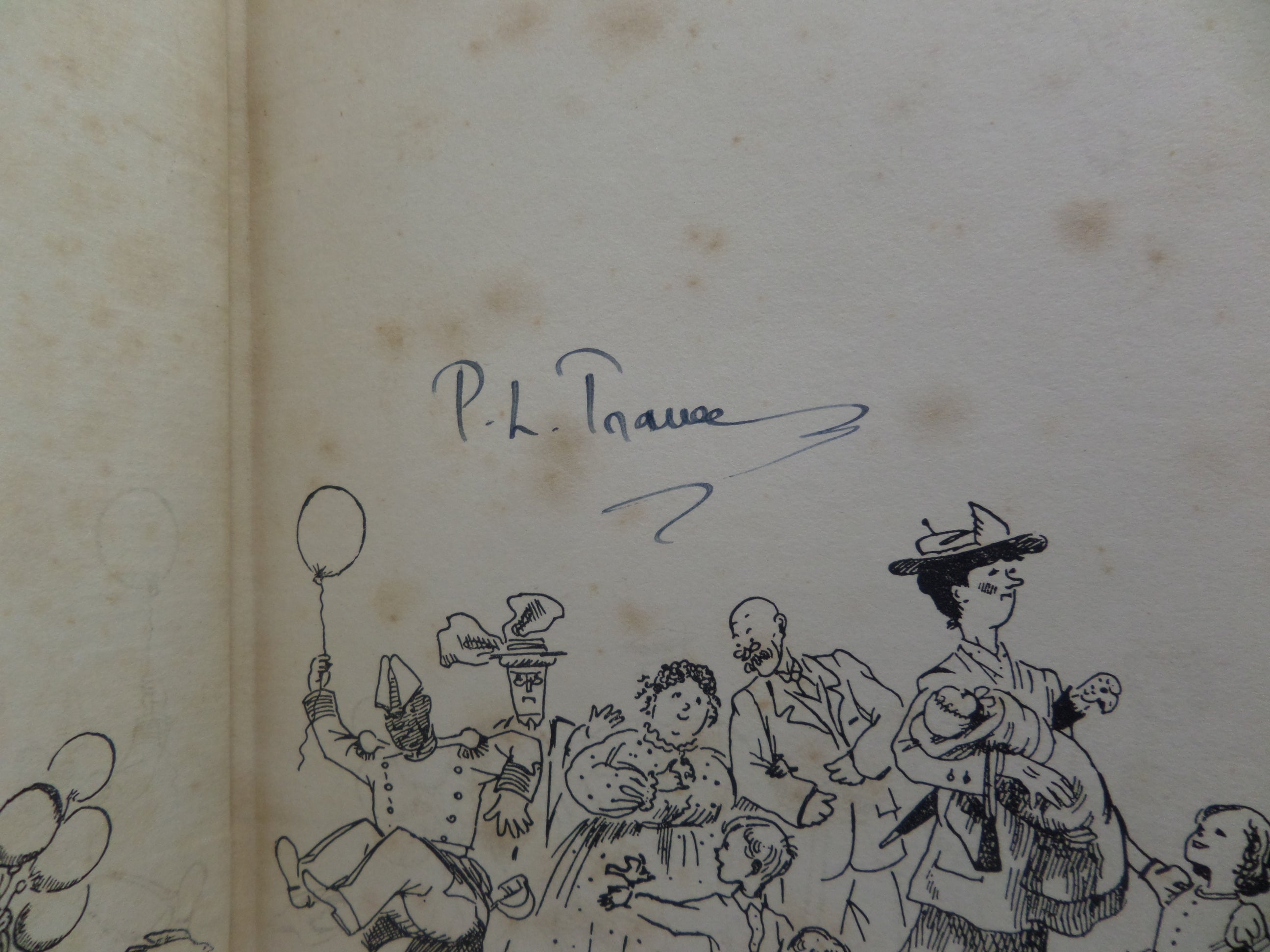 MARY POPPINS COMES BACK BY P. L. TRAVERS 1935 SIGNED FIRST EDITION