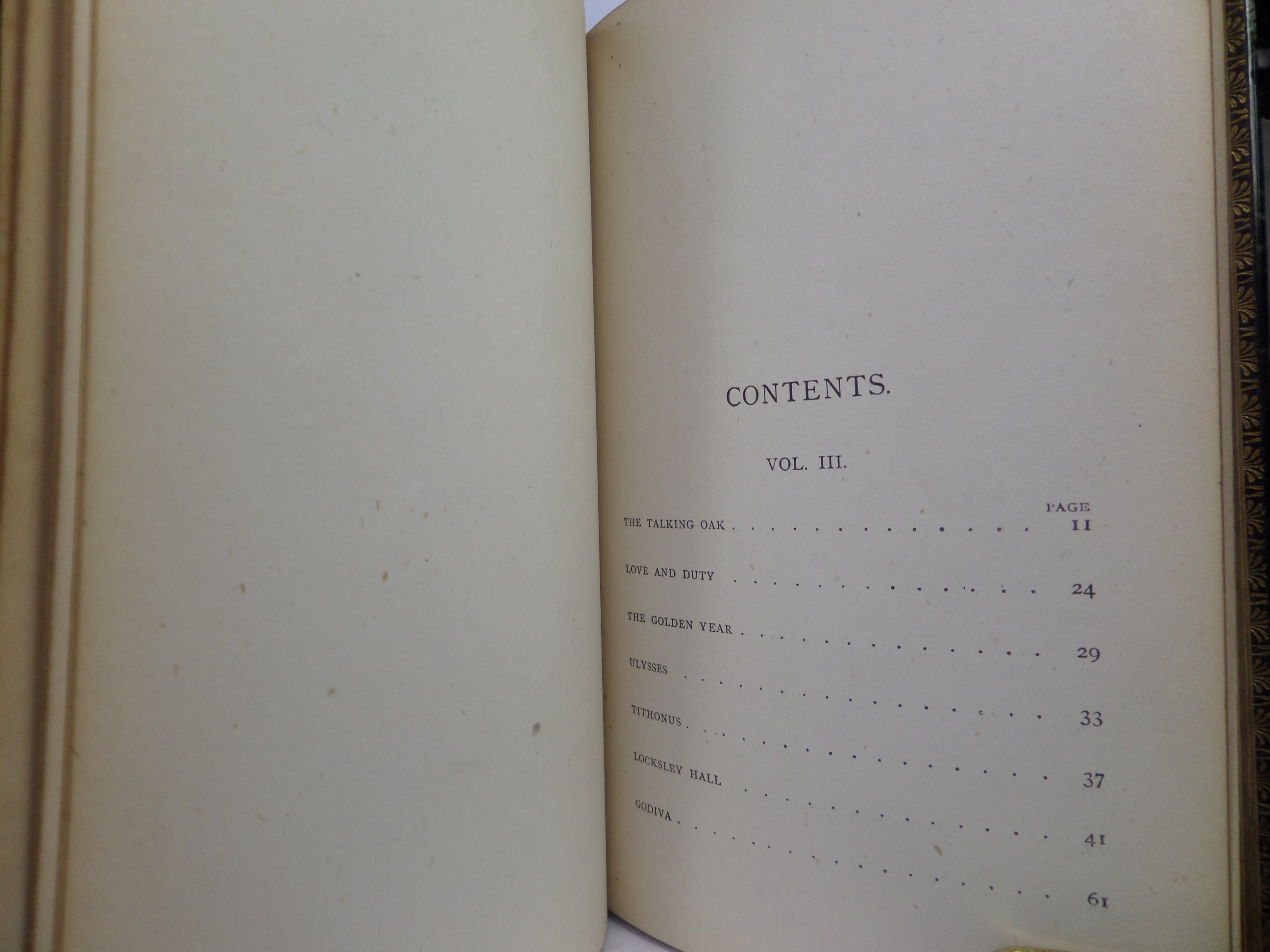 THE WORKS OF ALFRED TENNYSON 1874-77 CABINET EDITION FINELY BOUND BY BICKERS