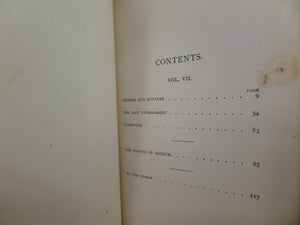 THE WORKS OF ALFRED TENNYSON 1874-77 CABINET EDITION FINELY BOUND BY BICKERS