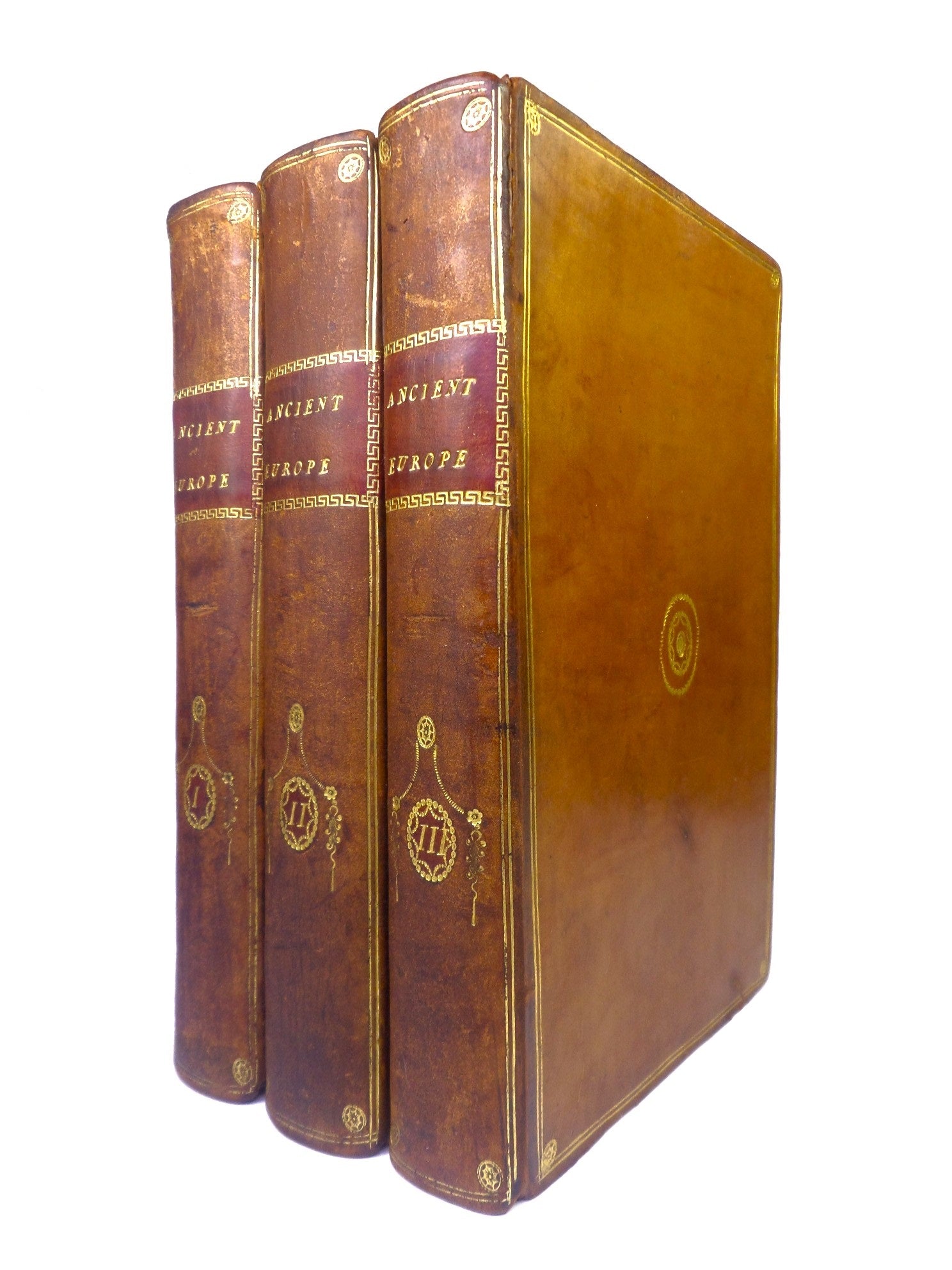THE HISTORY OF ANCIENT EUROPE BY CHARLES COOTE 1815 LEATHER BOUND