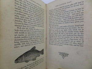 THE COMPLETE ANGLER BY IZAAK WALTON & CHARLES COTTON 1863 LEATHER BINDING