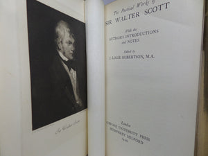 THE POETICAL WORKS OF SIR WALTER SCOTT 1926 FINE SANGORSKI & SUTCLIFFE BINDING