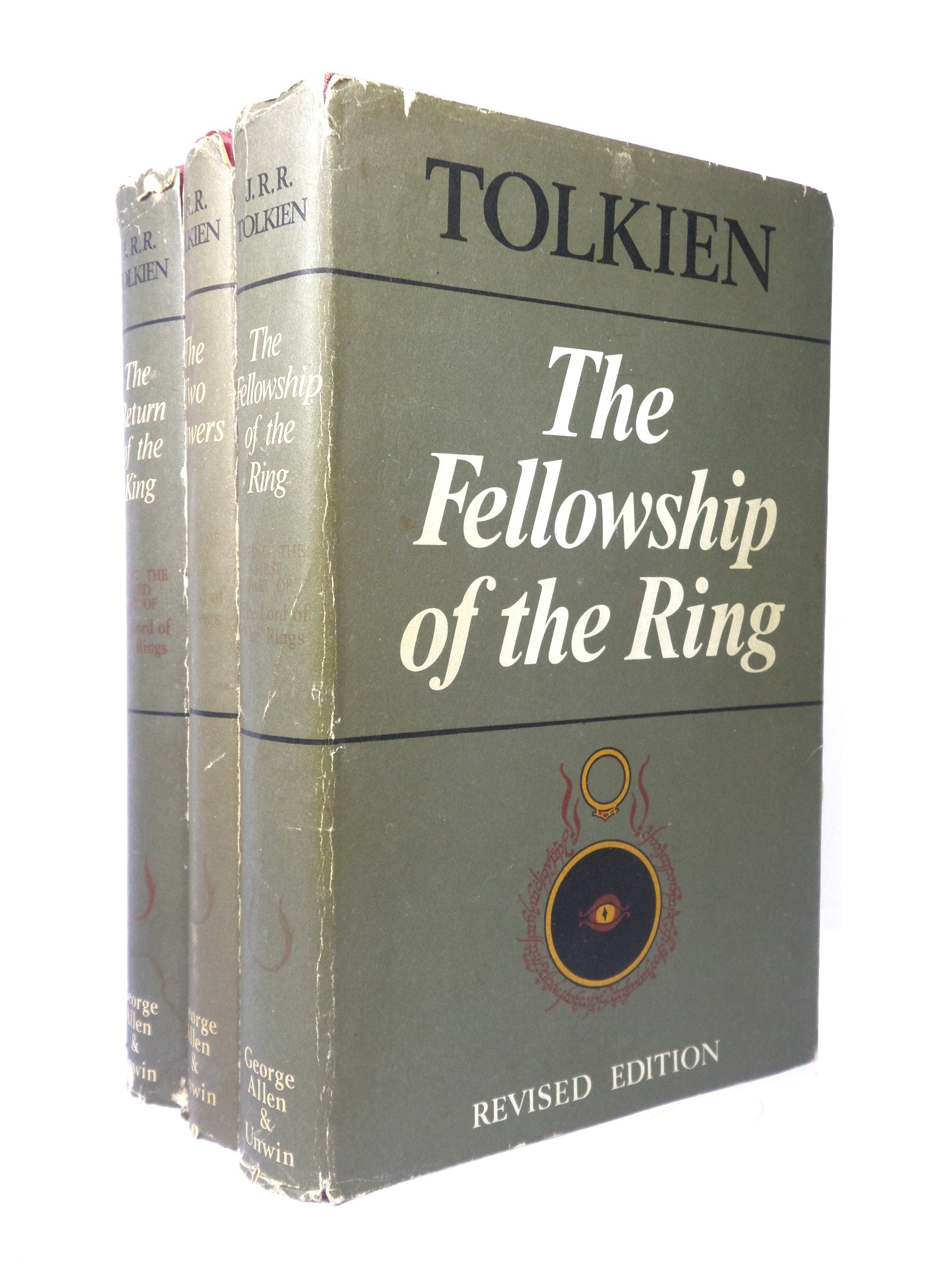 LORD OF THE RINGS TRILOGY J.R.R. TOLKIEN 1969-70 SECOND EDITION 5TH/5TH/4TH IMPS