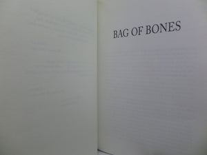 BAG OF BONES BY STEPHEN KING 1998 SIGNED UK FIRST EDITION, HARDCOVER