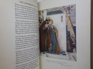 THE CANTERBURY TALES OF GEOFFREY CHAUCER 1928 FINE RIVIERE BINDING, ILLUSTRATED