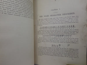 OGAM INSCRIBED MONUMENTS OF THE GAEDHIL 1879 GEORGE M. ATKINSON, LEATHER BINDING