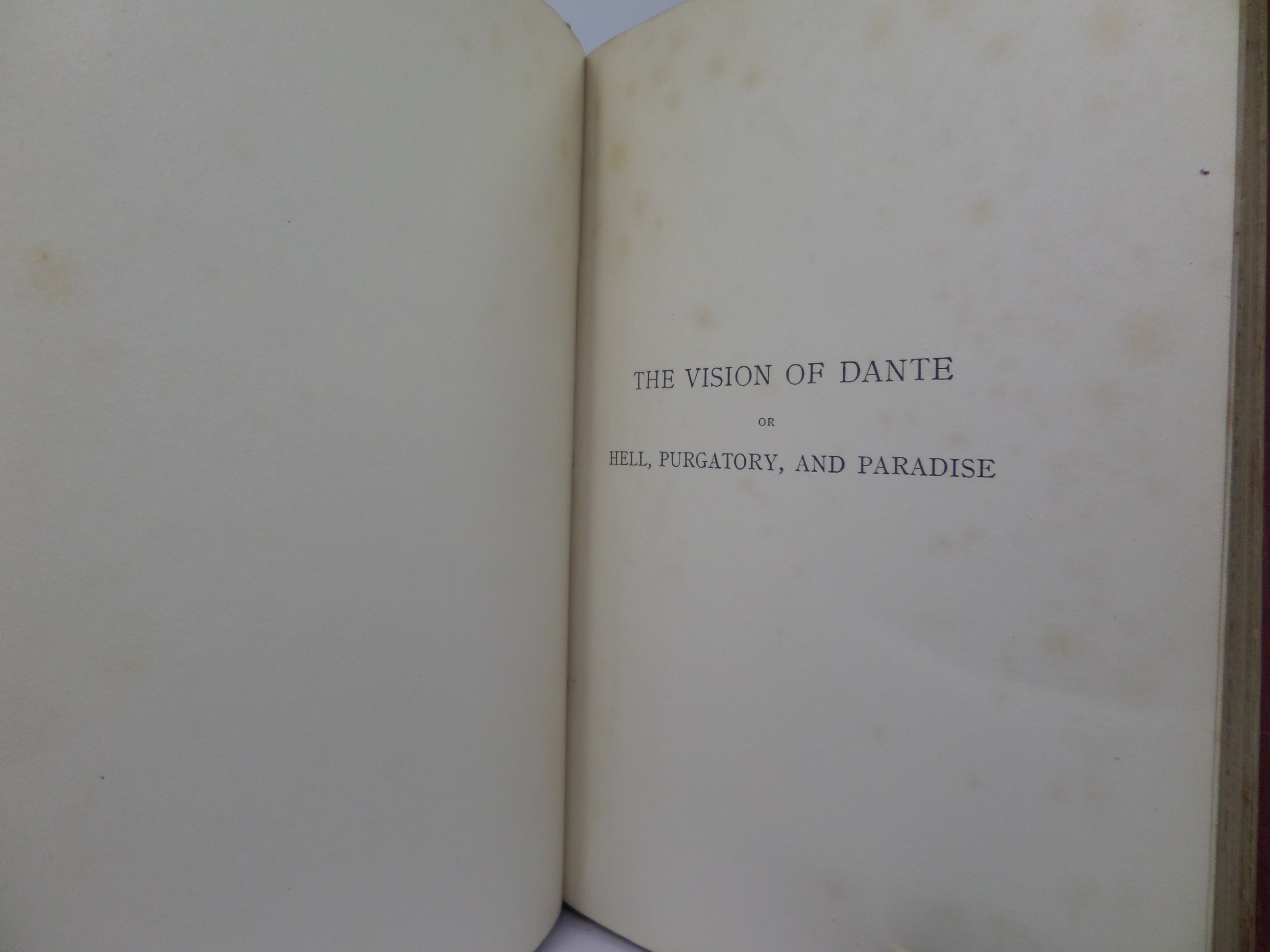 THE VISION: OR, HELL, PURGATORY, AND PARADISE 1910 DANTE ALIGHIERI, FLAXMAN ILLS