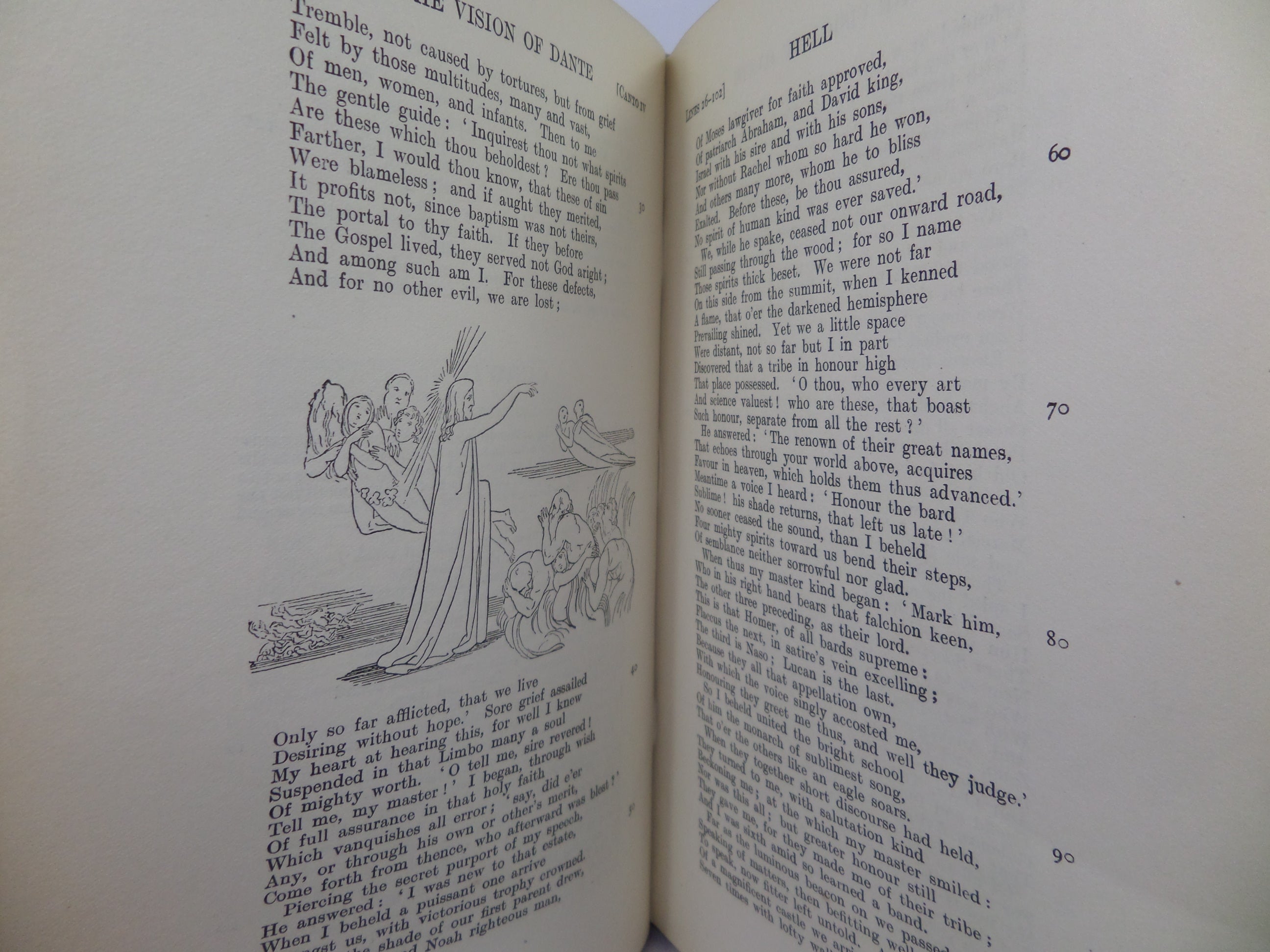 THE VISION: OR, HELL, PURGATORY, AND PARADISE 1910 DANTE ALIGHIERI, FLAXMAN ILLS