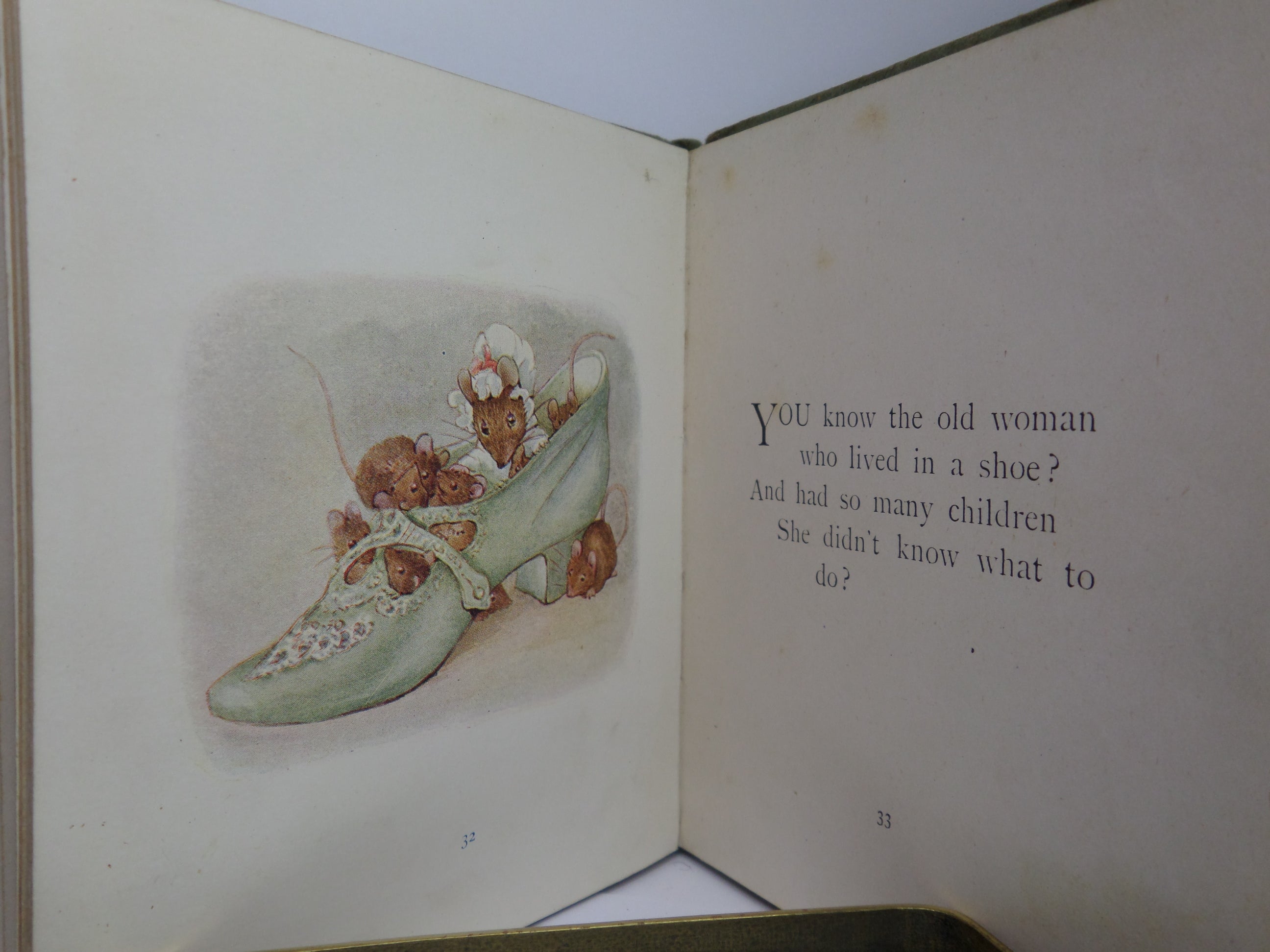 APPLEY DAPPLY'S NURSERY RHYMES BY BEATRIX POTTER 1917 FIRST EDITION