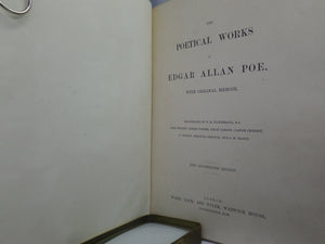 THE POETICAL WORKS OF EDGAR ALLAN POE CA.1880 NEW ILLUSTRATED EDITION