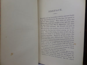 JAMES OUTRAM: A BIOGRAPHY BY MAJ. GEN. F. J. GOLDSMID 1880 LEATHER BOUND FIRST EDITION SET