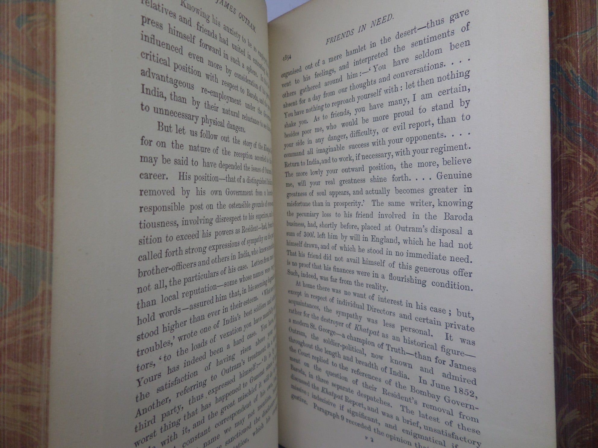 JAMES OUTRAM: A BIOGRAPHY BY MAJ. GEN. F. J. GOLDSMID 1880 LEATHER BOUND FIRST EDITION SET