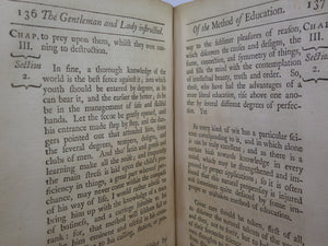 THE YOUNG GENTLEMAN AND LADY INSTRUCTED IN SUCH PRINCIPLES OF POLITENESS... 1747