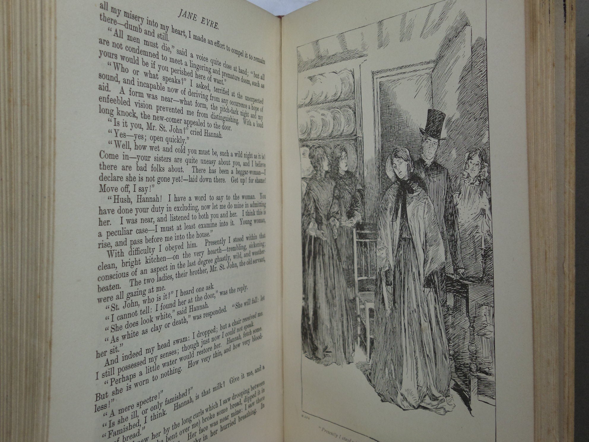 JANE EYRE BY CHARLOTTE BRONTE 1900 DELUXE LEATHER BINDING, TALWIN MORRIS DESIGN